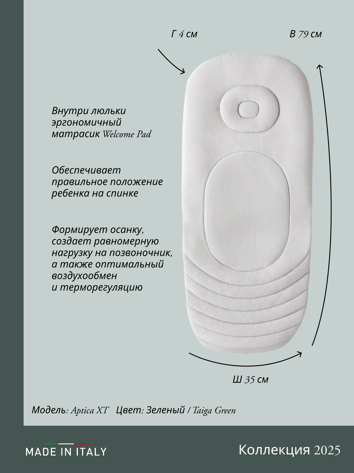 Коляска 3в1 Inglesina зеленый - фото 11