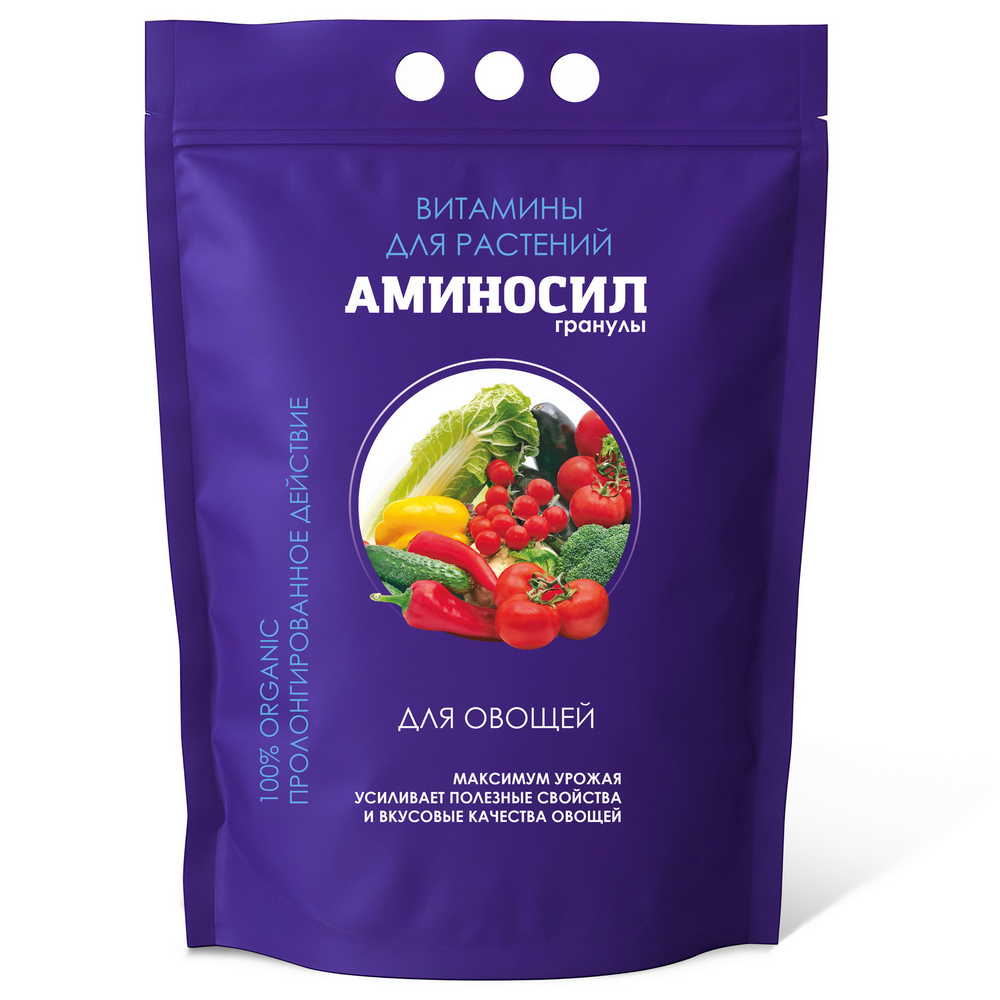 Удобрение Аминосил Витамины для овощей гранулы 3 кг - фото 1