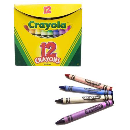 Восковые мелки Crayola 12 шт.