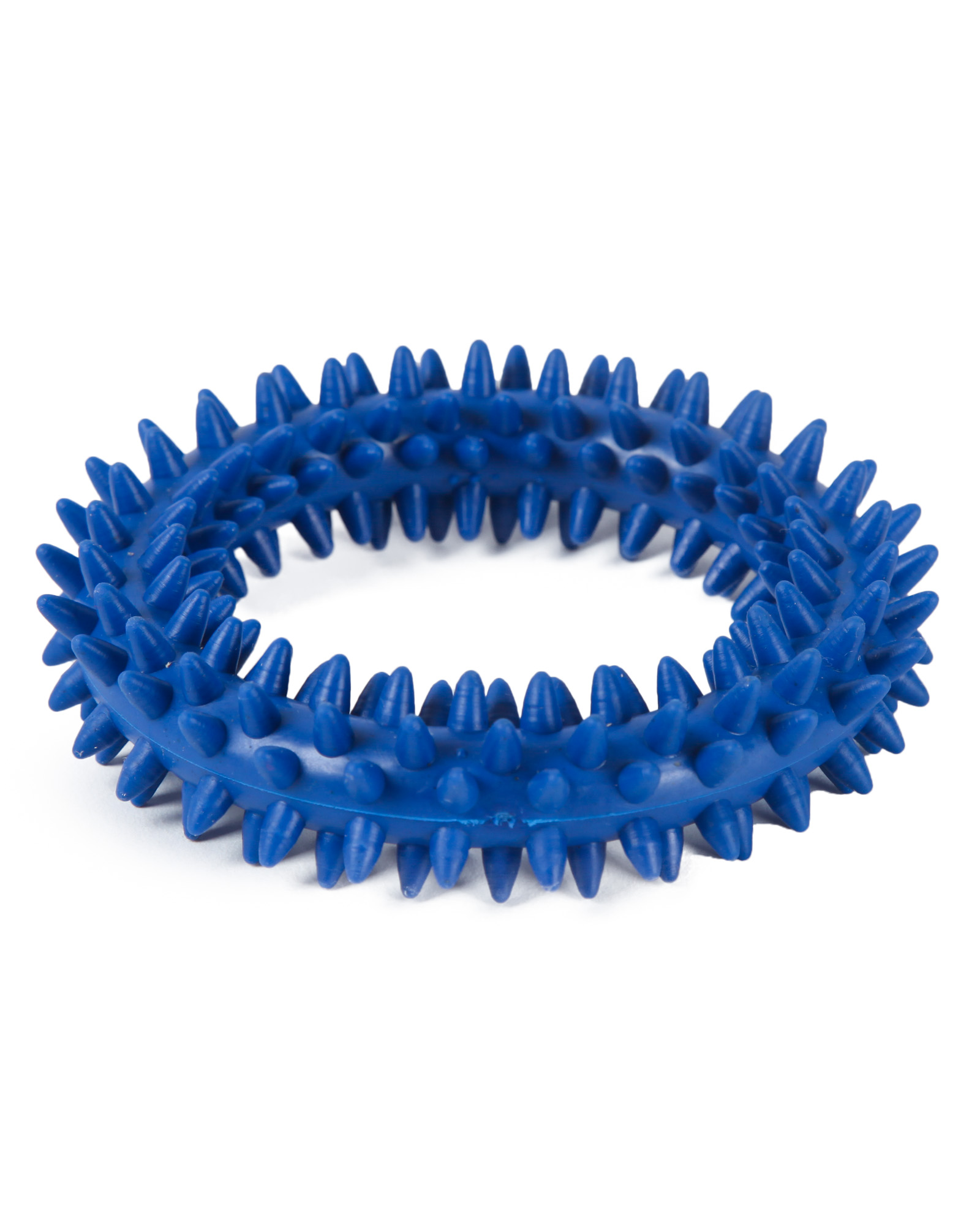 Игрушка для собак Barbaks Кольцо с зубчиками Синее 9см - фото 4
