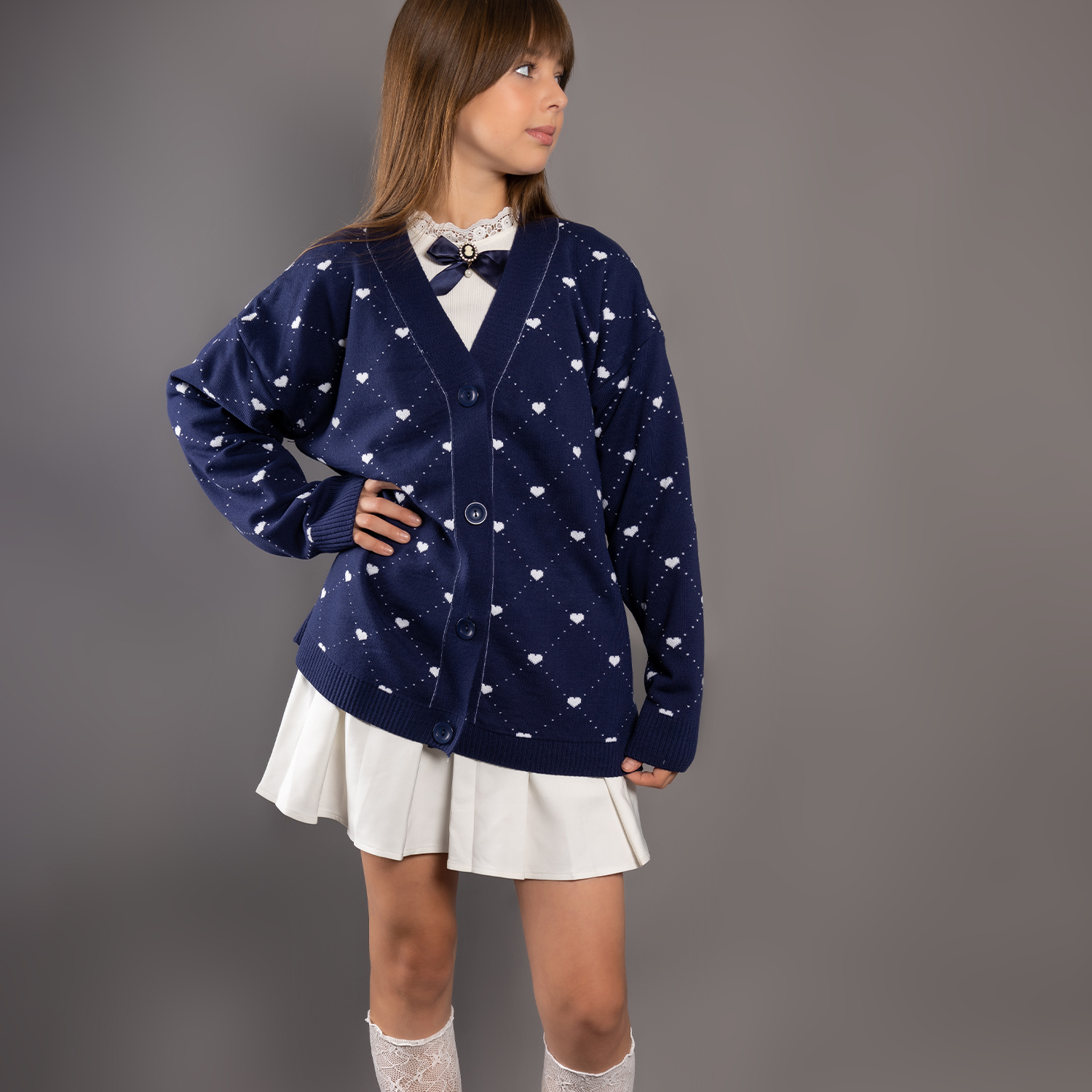 Кардиган LEO 4048С_темно-синий - фото 20