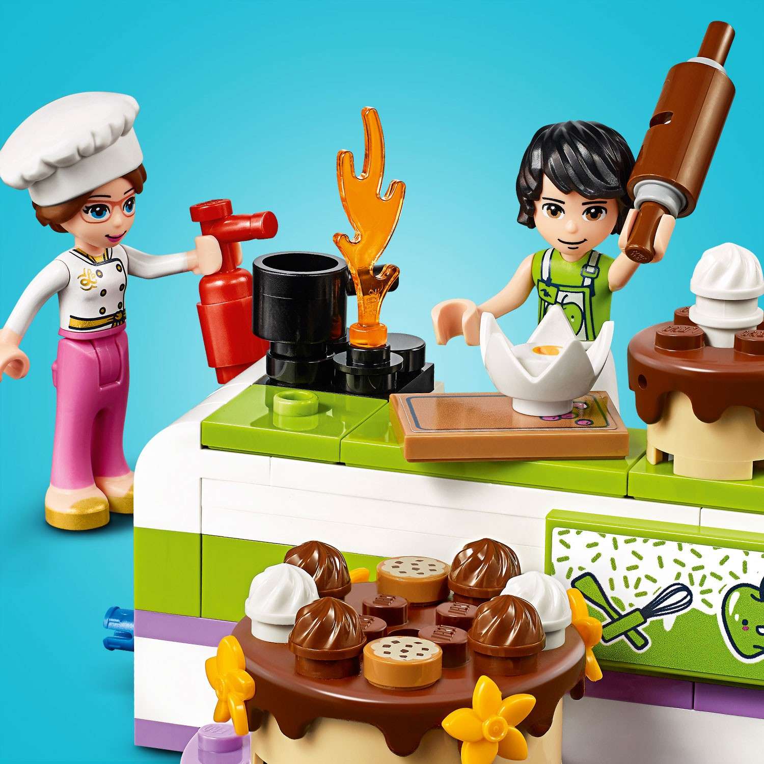Конструктор LEGO Friends Соревнование кондитеров блочный - фото 18