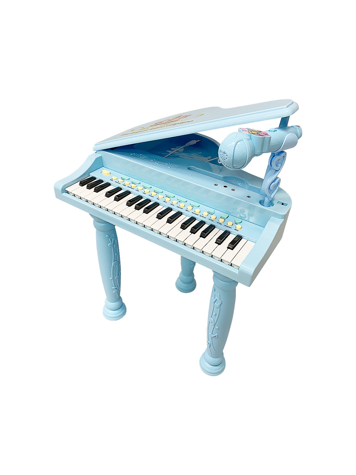 Игрушка музыкальная EVERFLO пианино, синтезатор, микрофон - фото 2