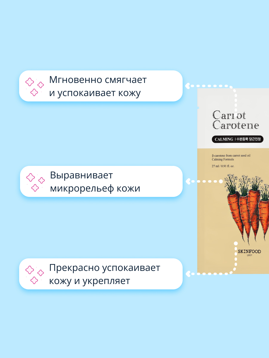 Маска Skinfood 27 мл - фото 3