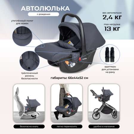 Коляска 3в1 Farfello Baby shell