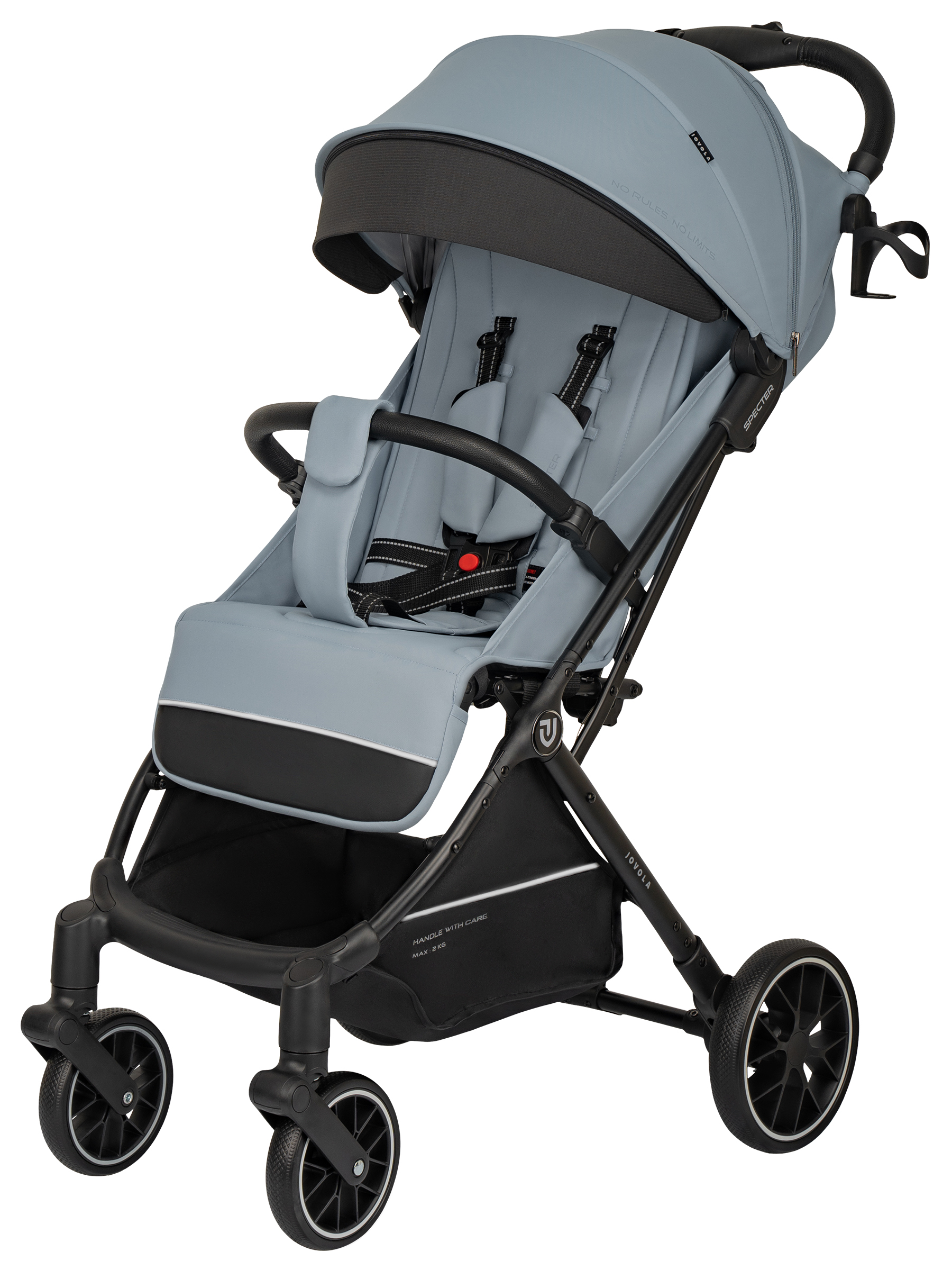 Коляска прогулочная JOVOLA Specter голубой - фото 12