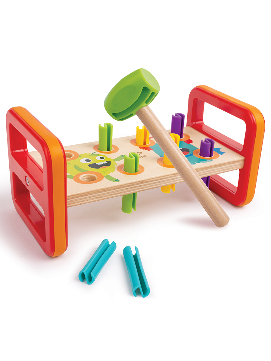 Игрушка Hape стучалка Веселые монстрики - фото 4