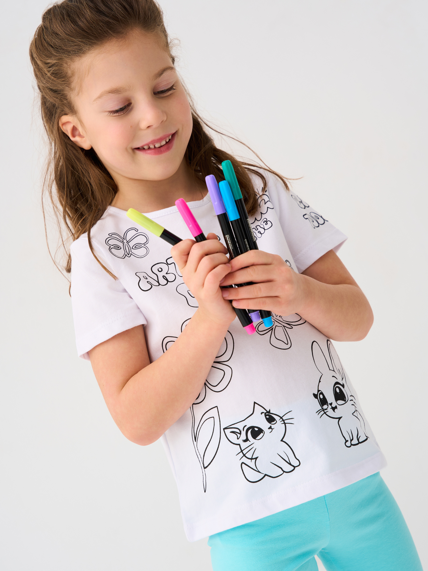 Футболка и фломастеры PlayToday 12622096 - фото 4