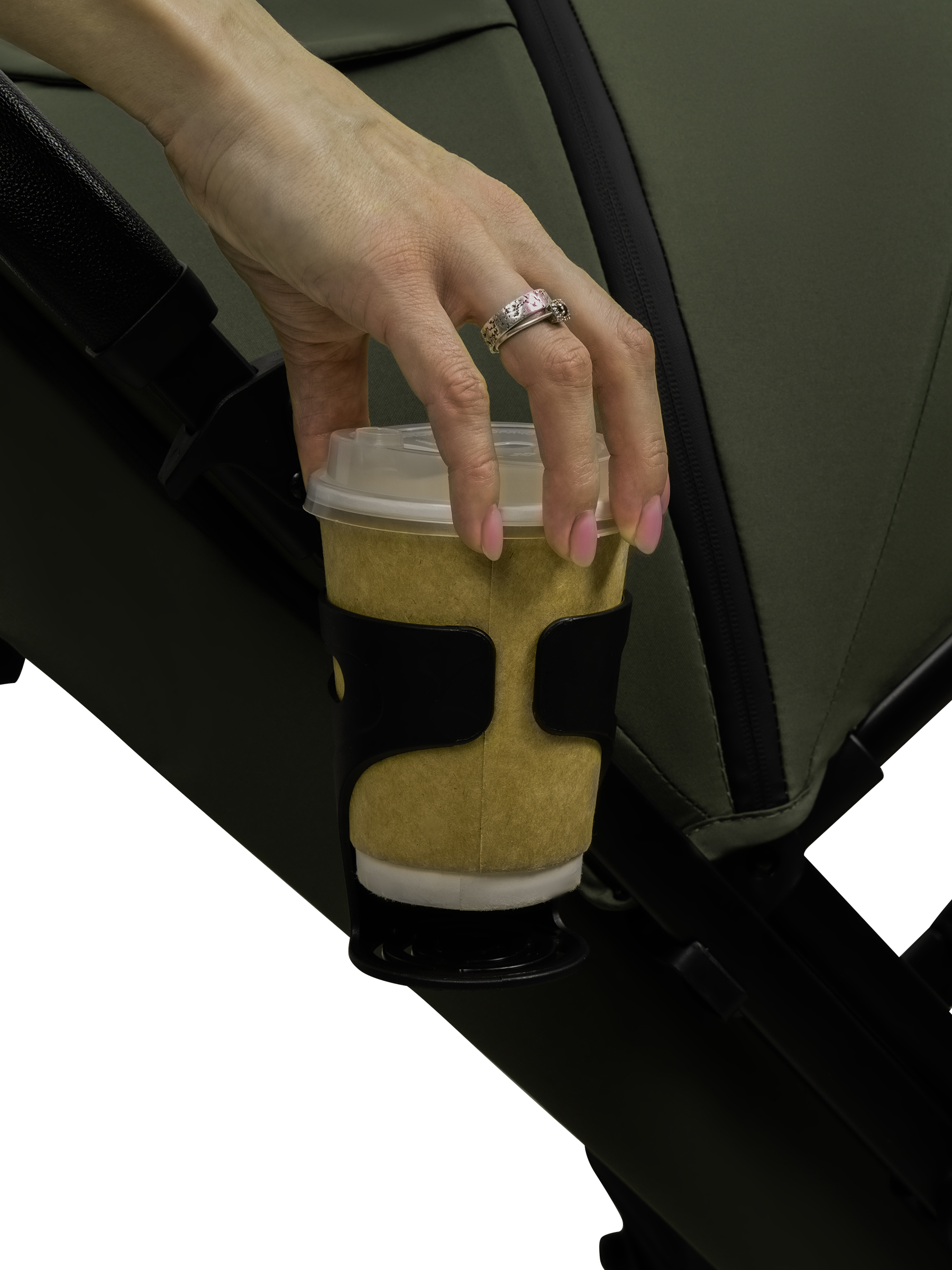 Коляска прогулочная JOVOLA Storm, зеленый - фото 38