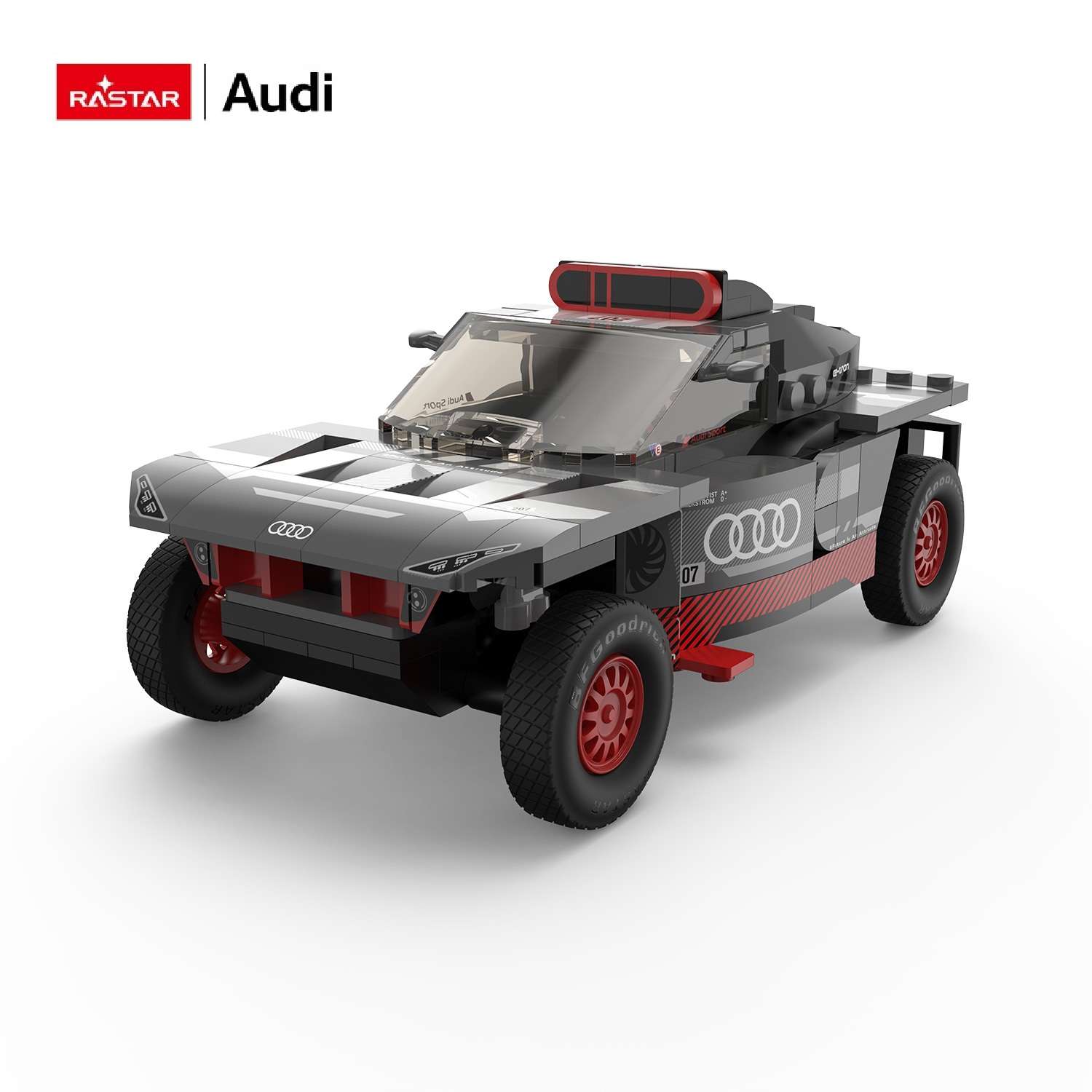 Конструктор Rastar Audi RS Q e-tron блочный - фото 1