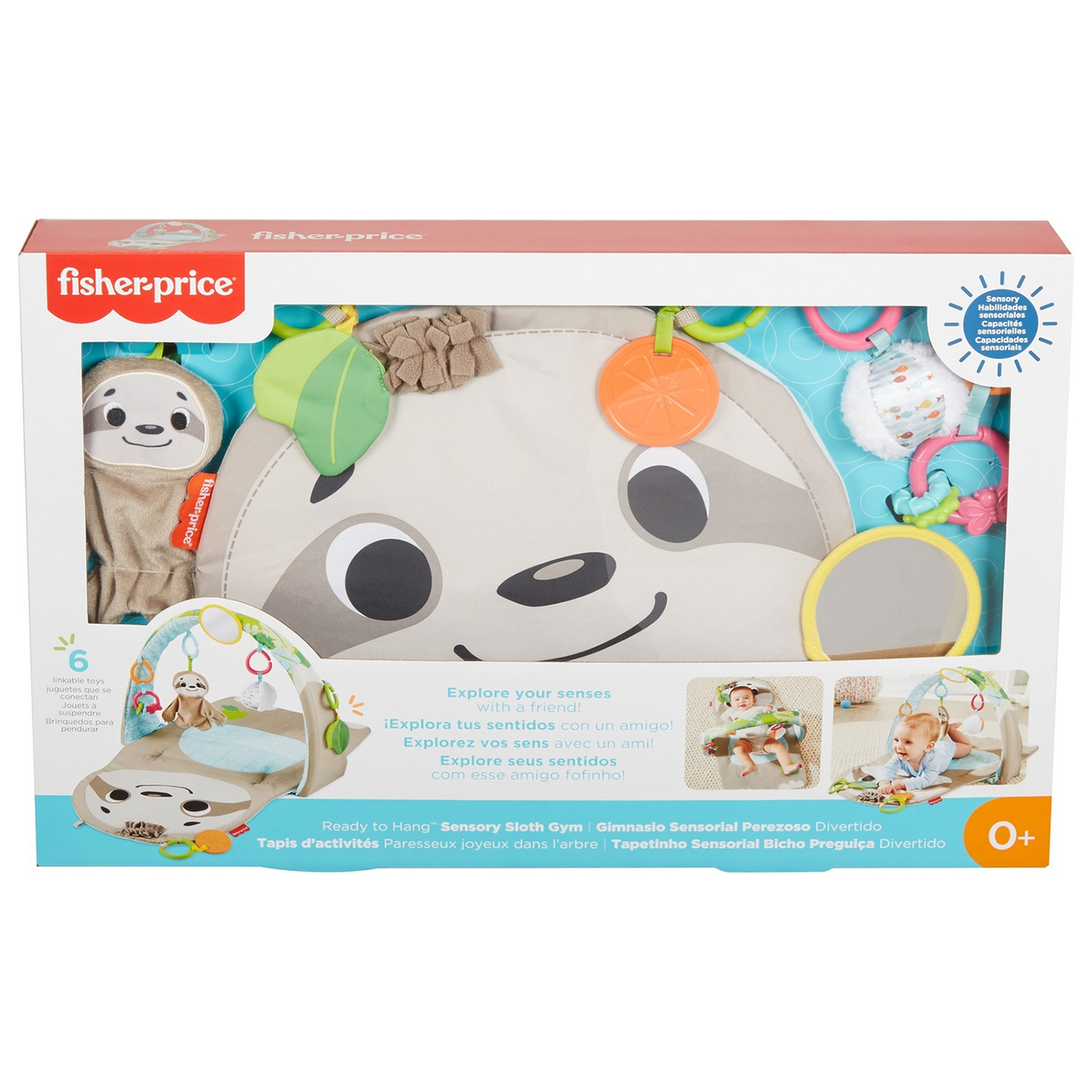 Коврик Fisher Price с дугами Ленивец - фото 2