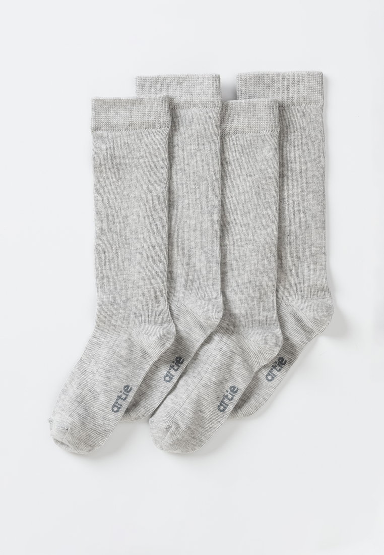 Гольфы 2 пары artie 2-4d008/Светло-серый меланж - фото 2