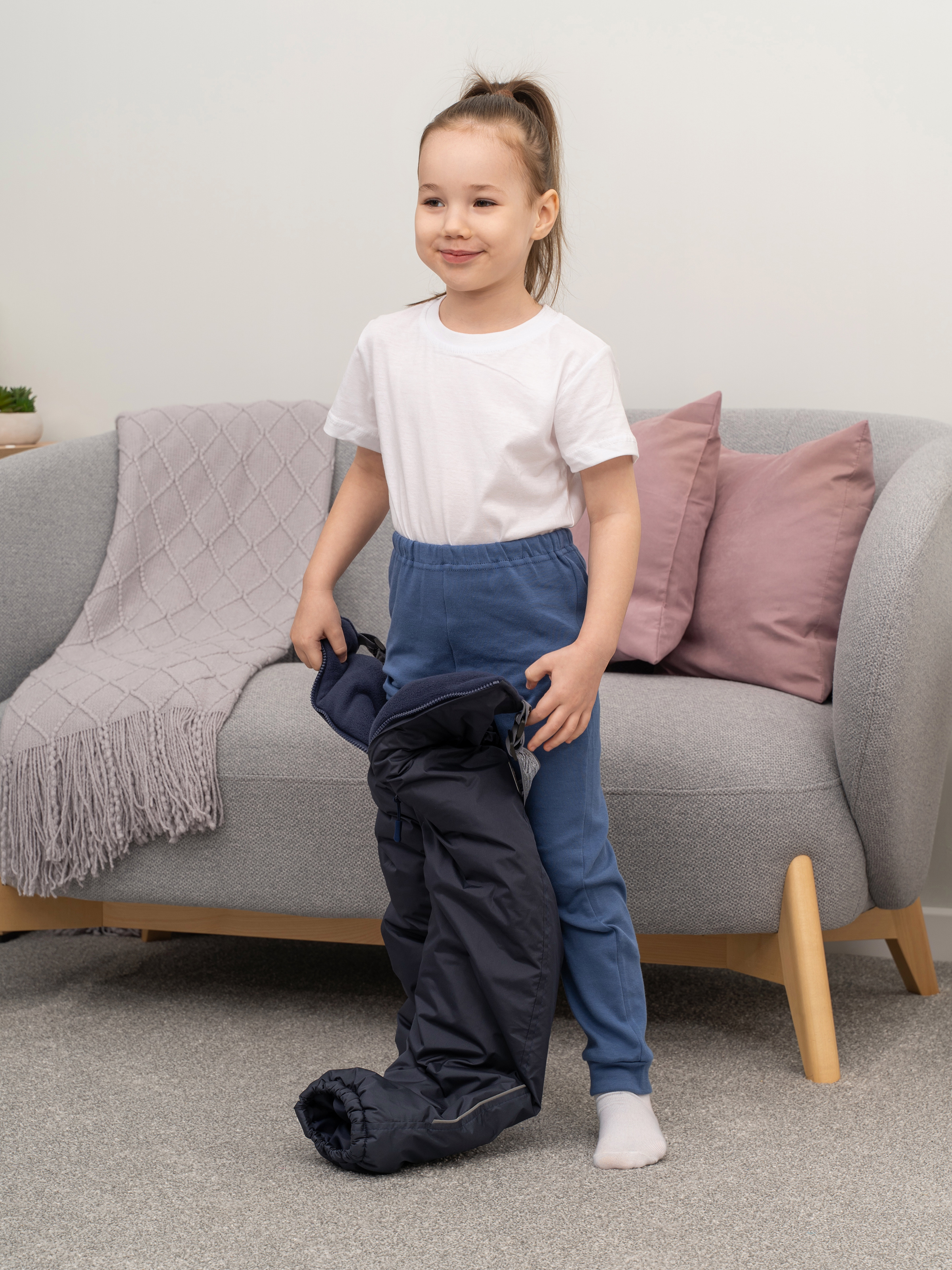 Брюки Утенок 432 джинс - фото 3