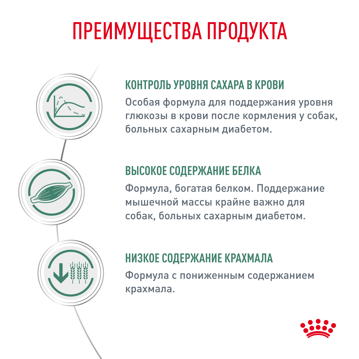 Корм для собак ROYAL CANIN Diabetic при сахарном диабете 1.5кг - фото 4