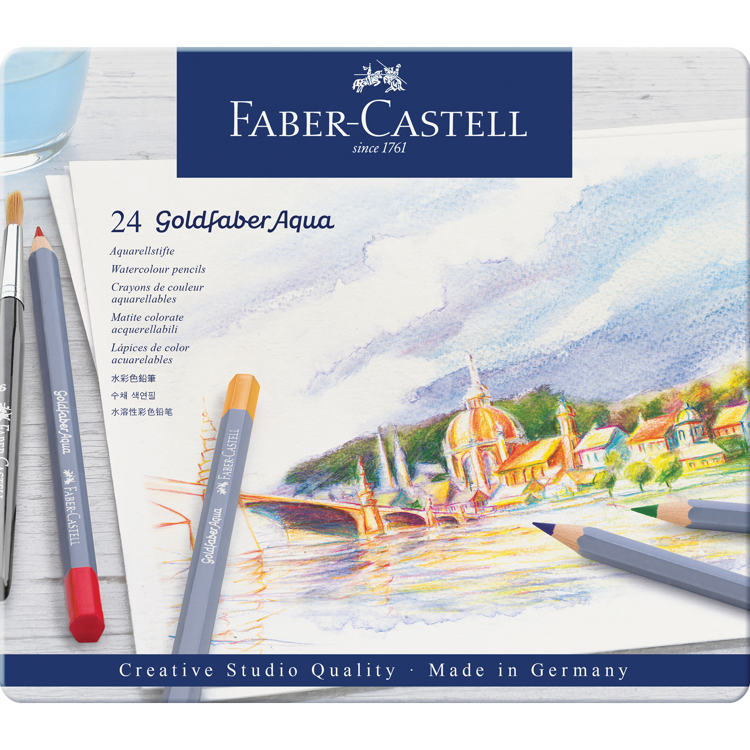 Краски акварель Faber Castell 24 цв. - фото 1