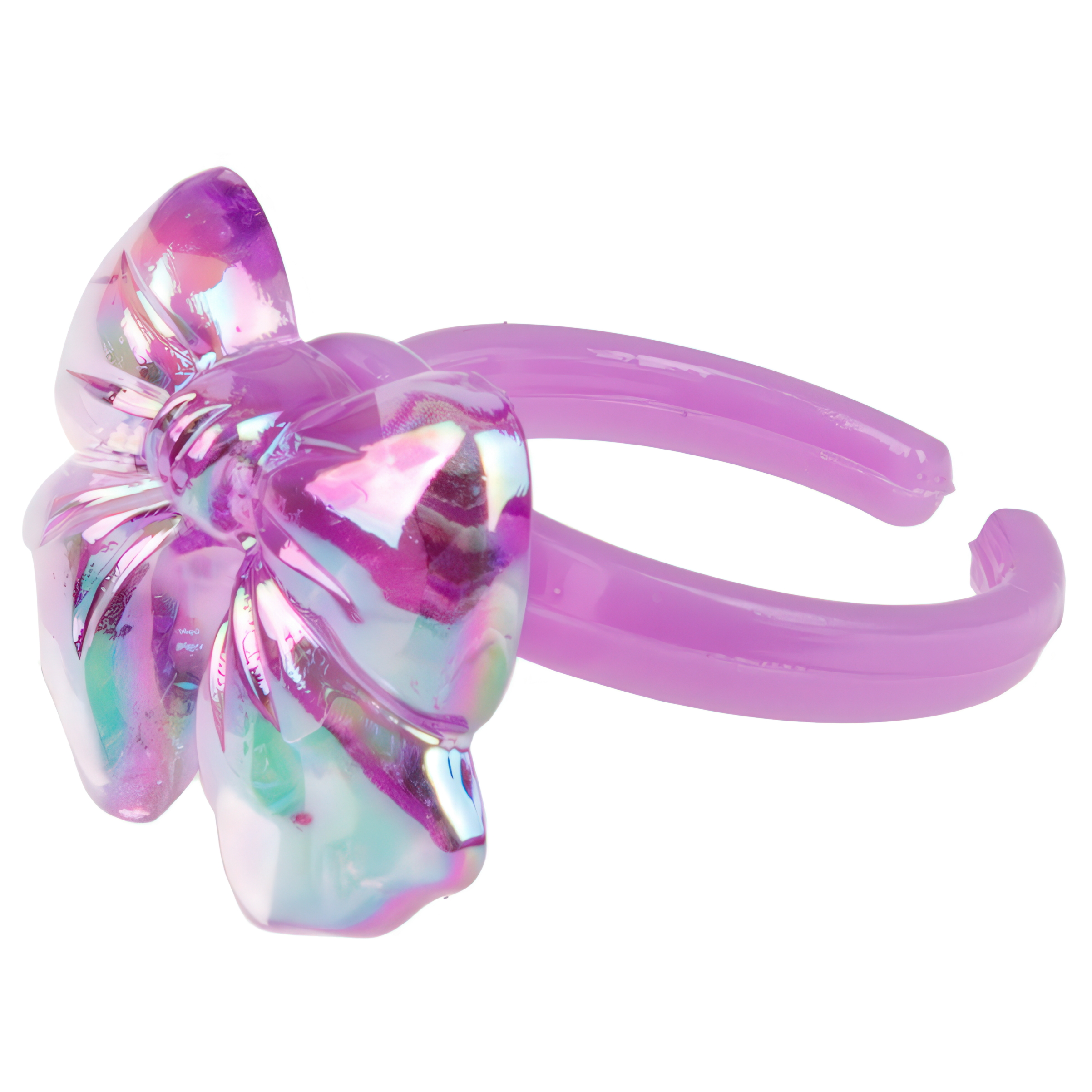 Лак для ногтей LUKKY Diamond Confetti peel-off с колечком сиреневый 4,5 мл - фото 5