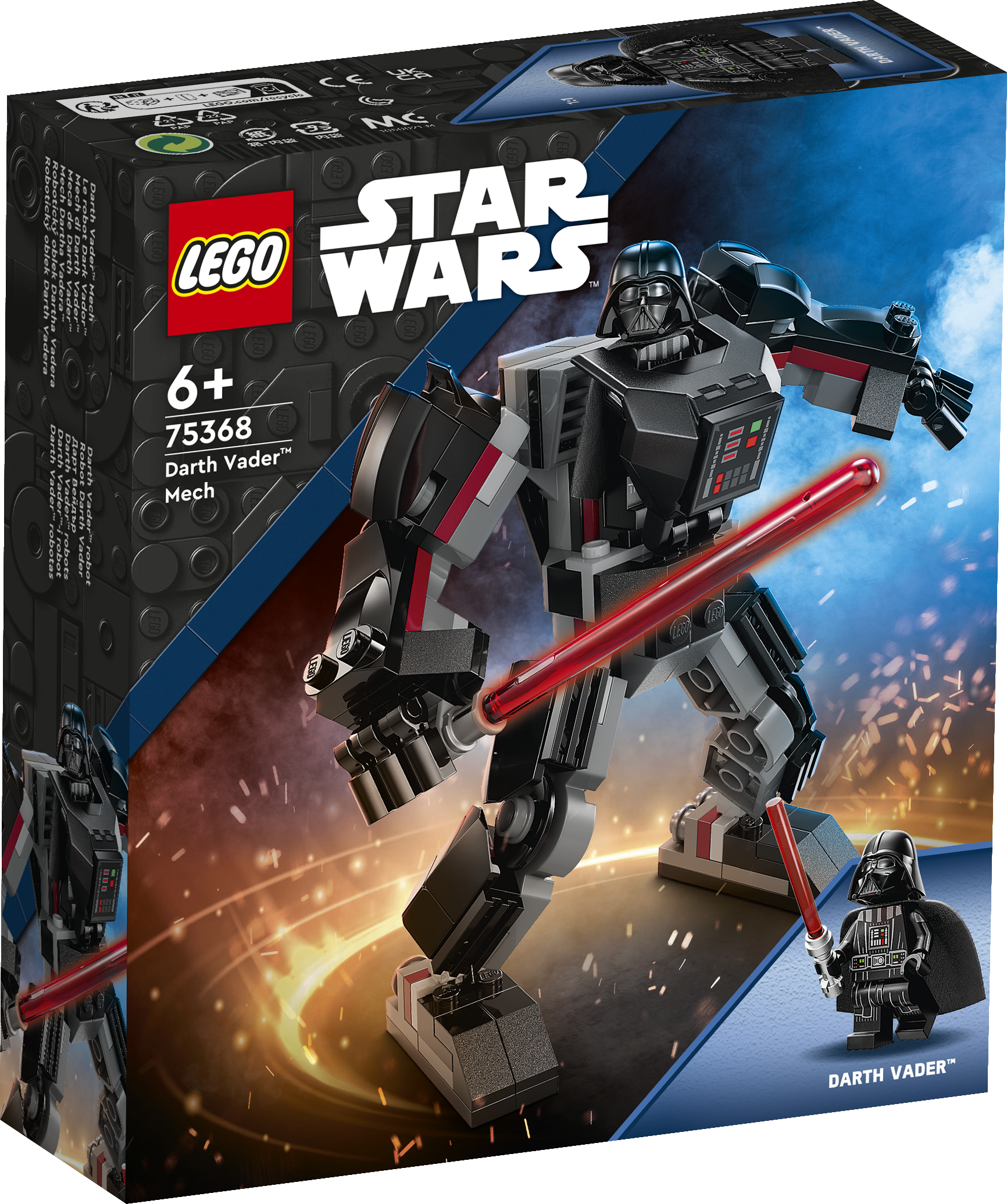 Конструктор LEGO Star Wars Darth Vader Mech блочный - фото 4