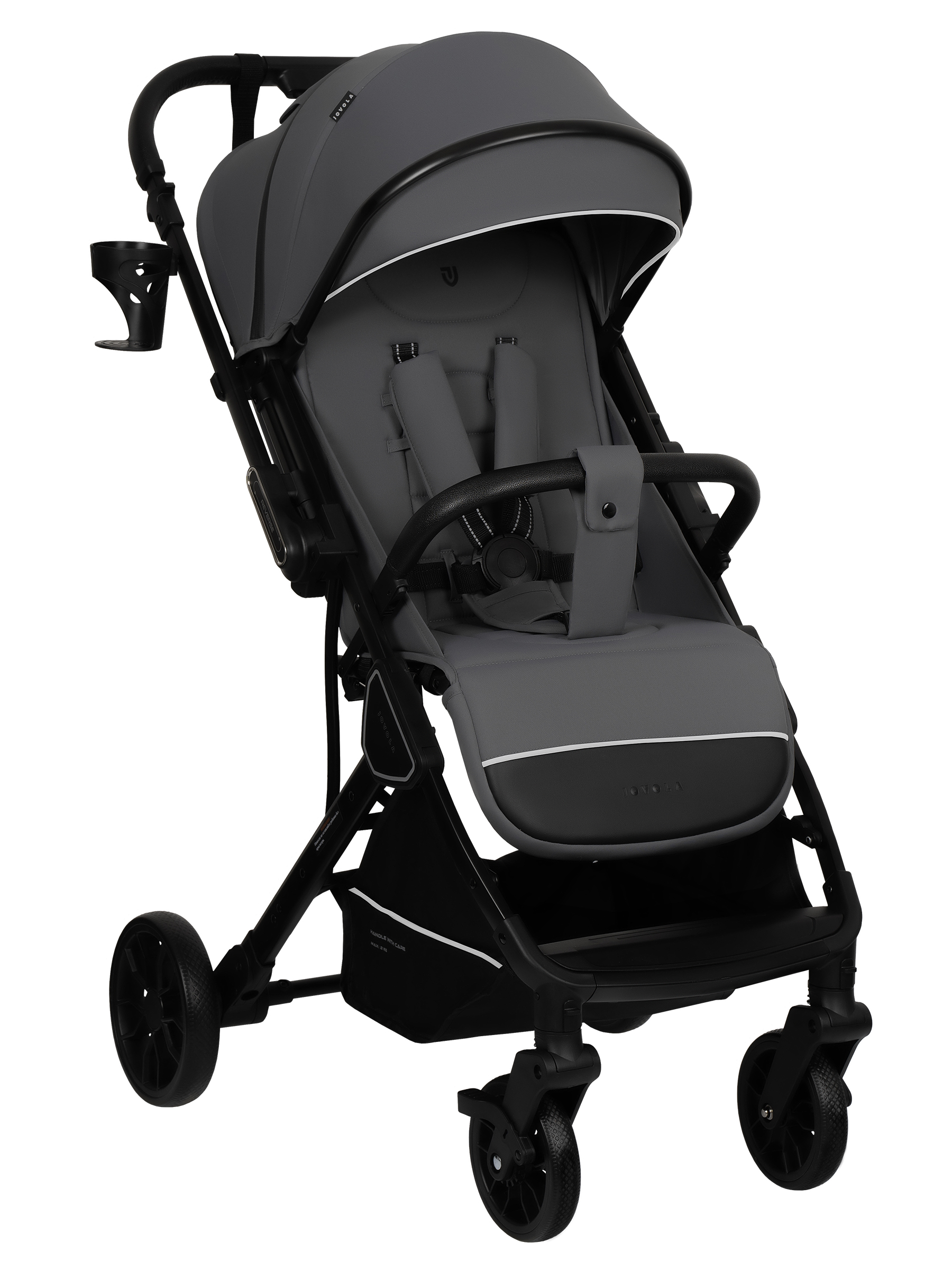 Коляска прогулочная JOVOLA Storm темно-серый - фото 16