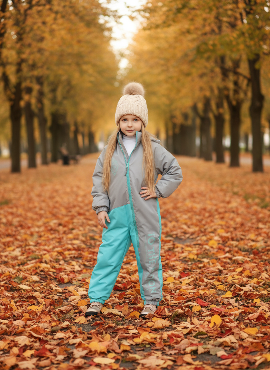 Комбинезон Arctic kids 30-037 бирюза - фото 2