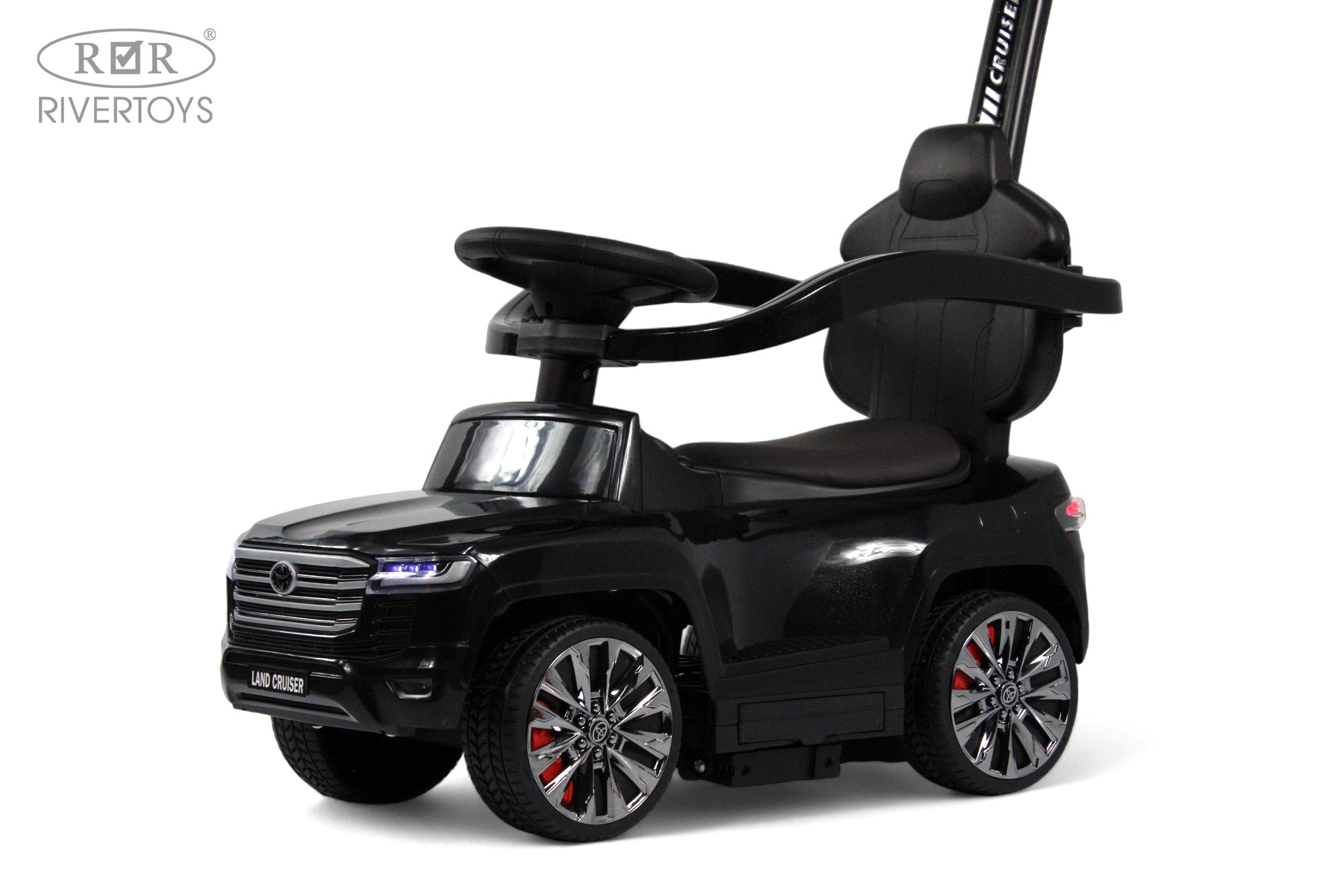 Каталка RIVERTOYS Z002ZZ-B-BLACK черный - фото 3