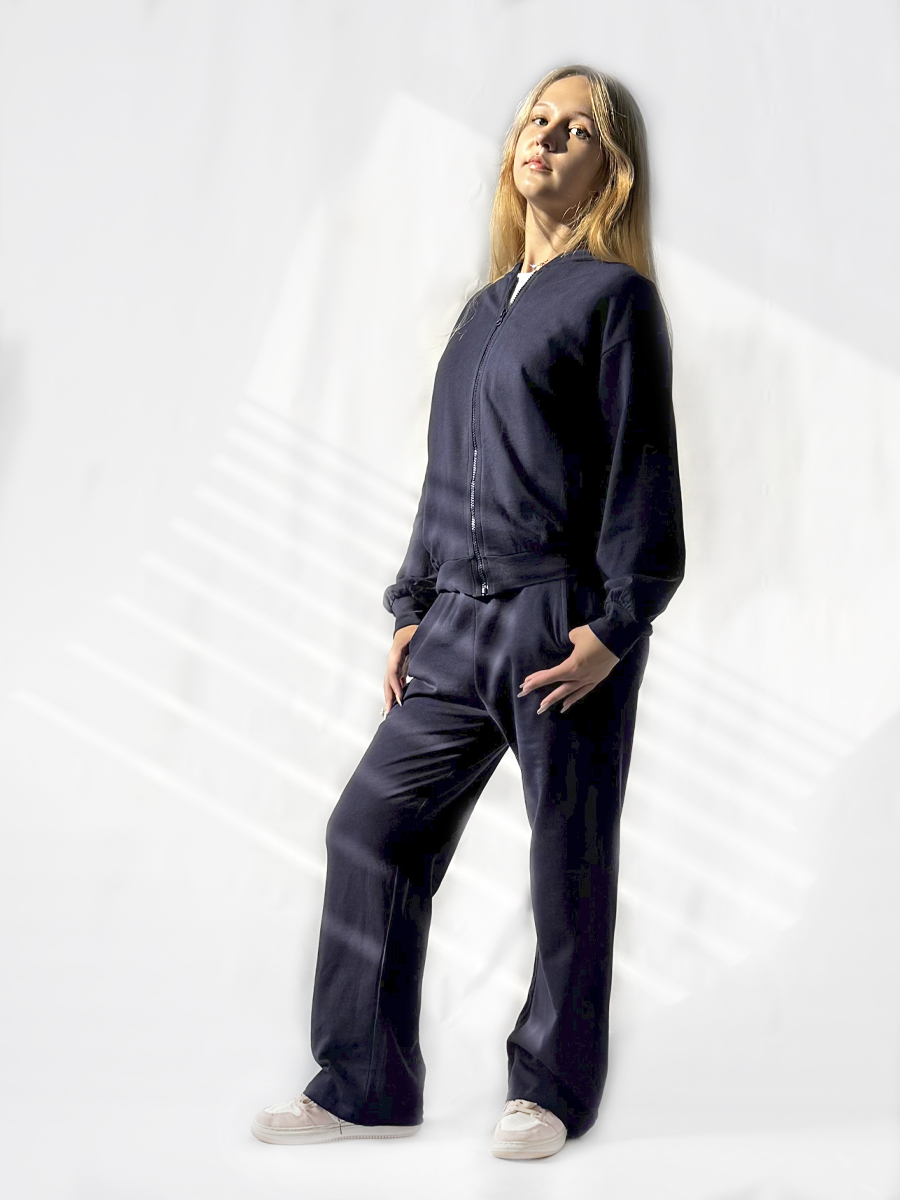 Костюм STELLA MODA 24201 темно-синий - фото 3