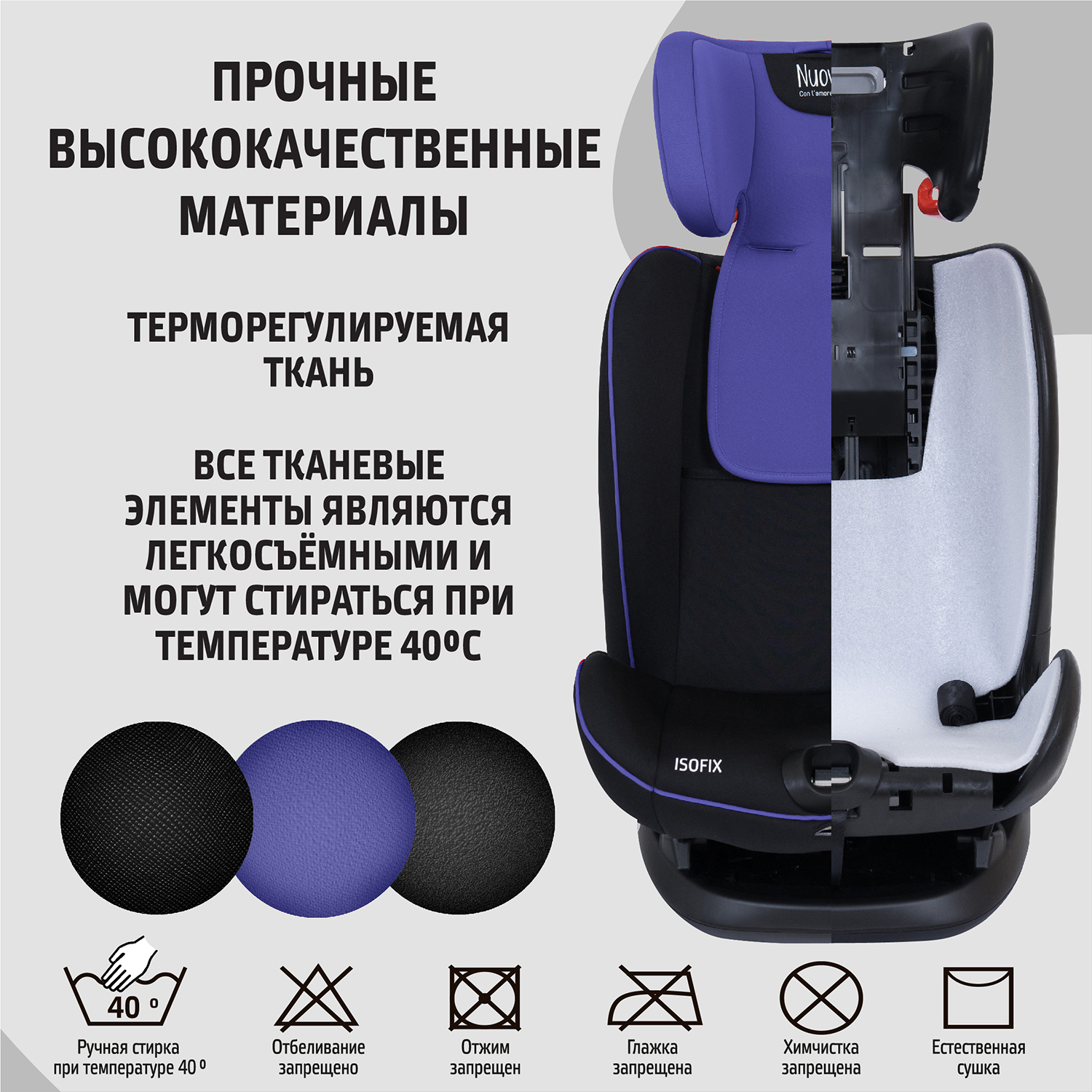 Автокресло Nuovita Isofix 1/2/3 (9-36 кг) - фото 10