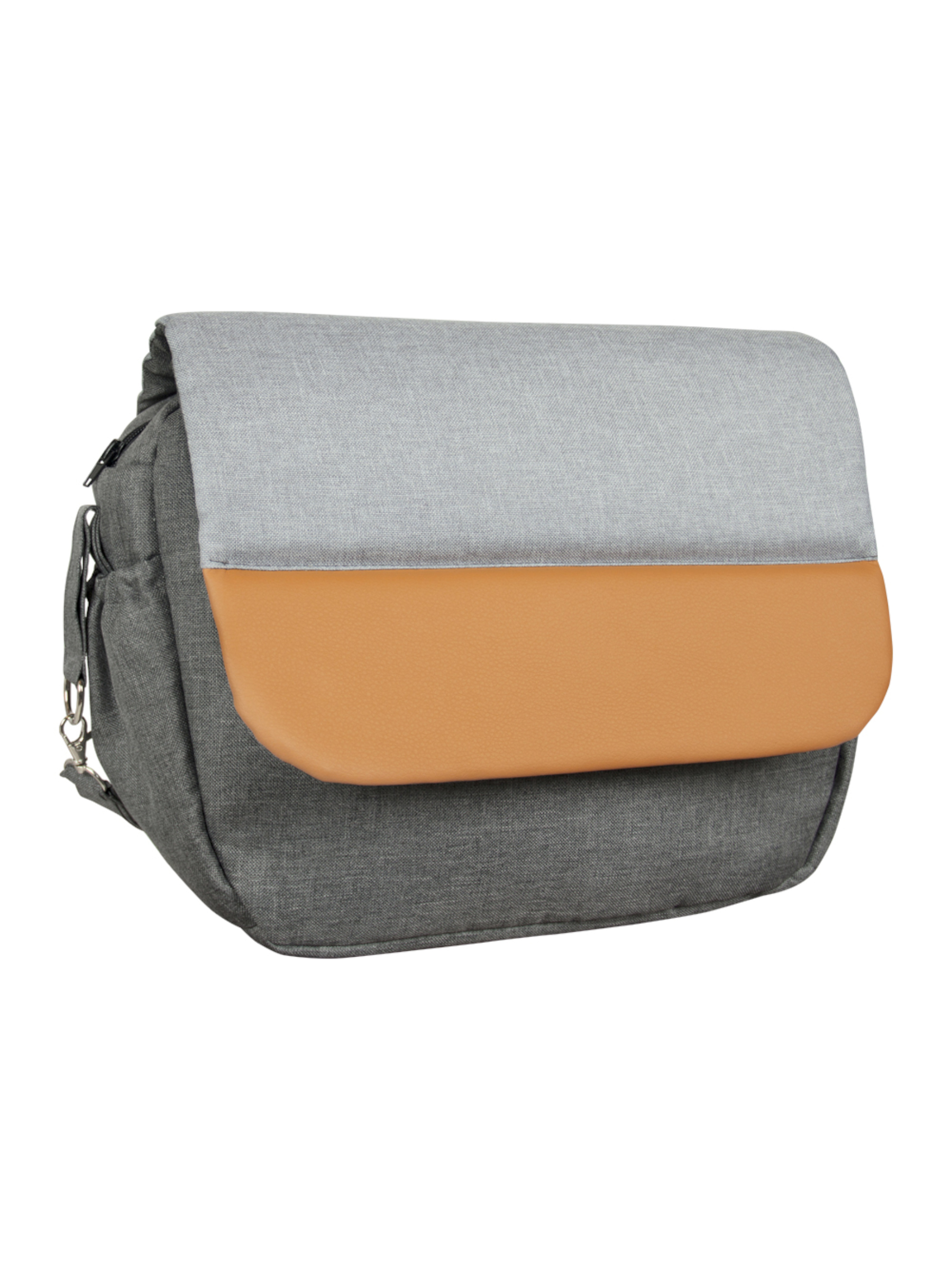 Коляска 2в1 alis Alvaro 05 серый-оранжевый - фото 10