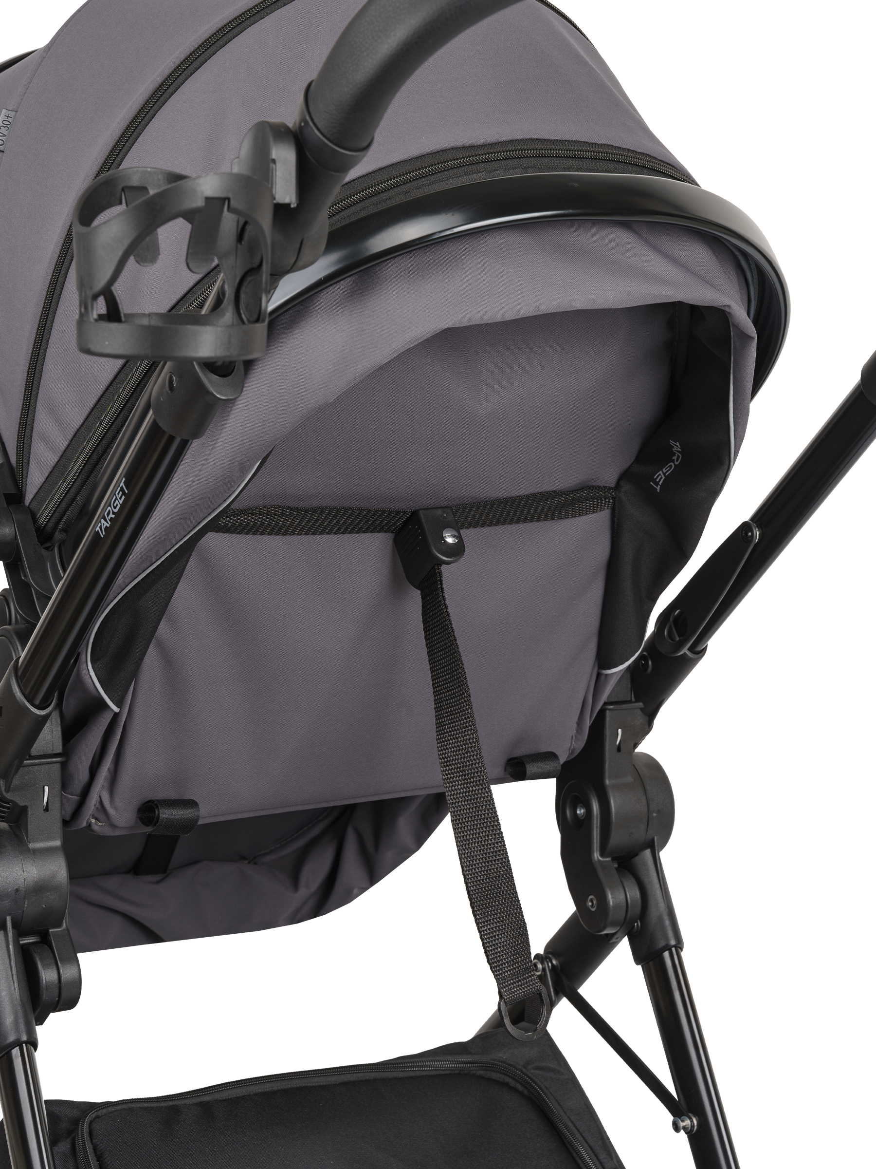 Коляска трансформер Indigo TARGET 3в1 серый - фото 31