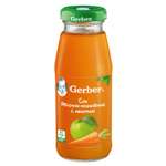 Сок Gerber яблоко морковь 0.175л с 5месяцев