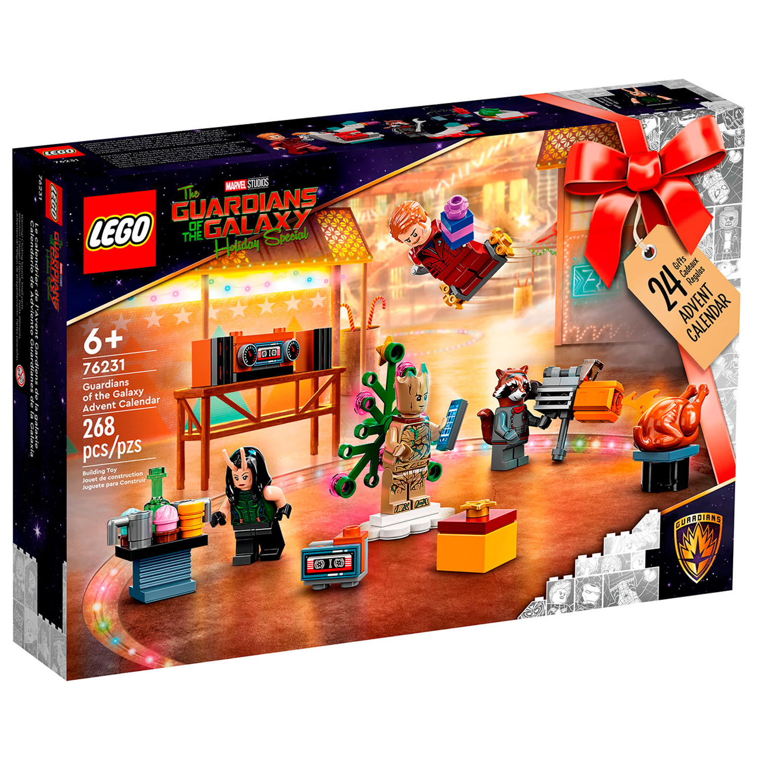 Конструктор LEGO Marvel Super Heroes Адвент календарь блочный - фото 8