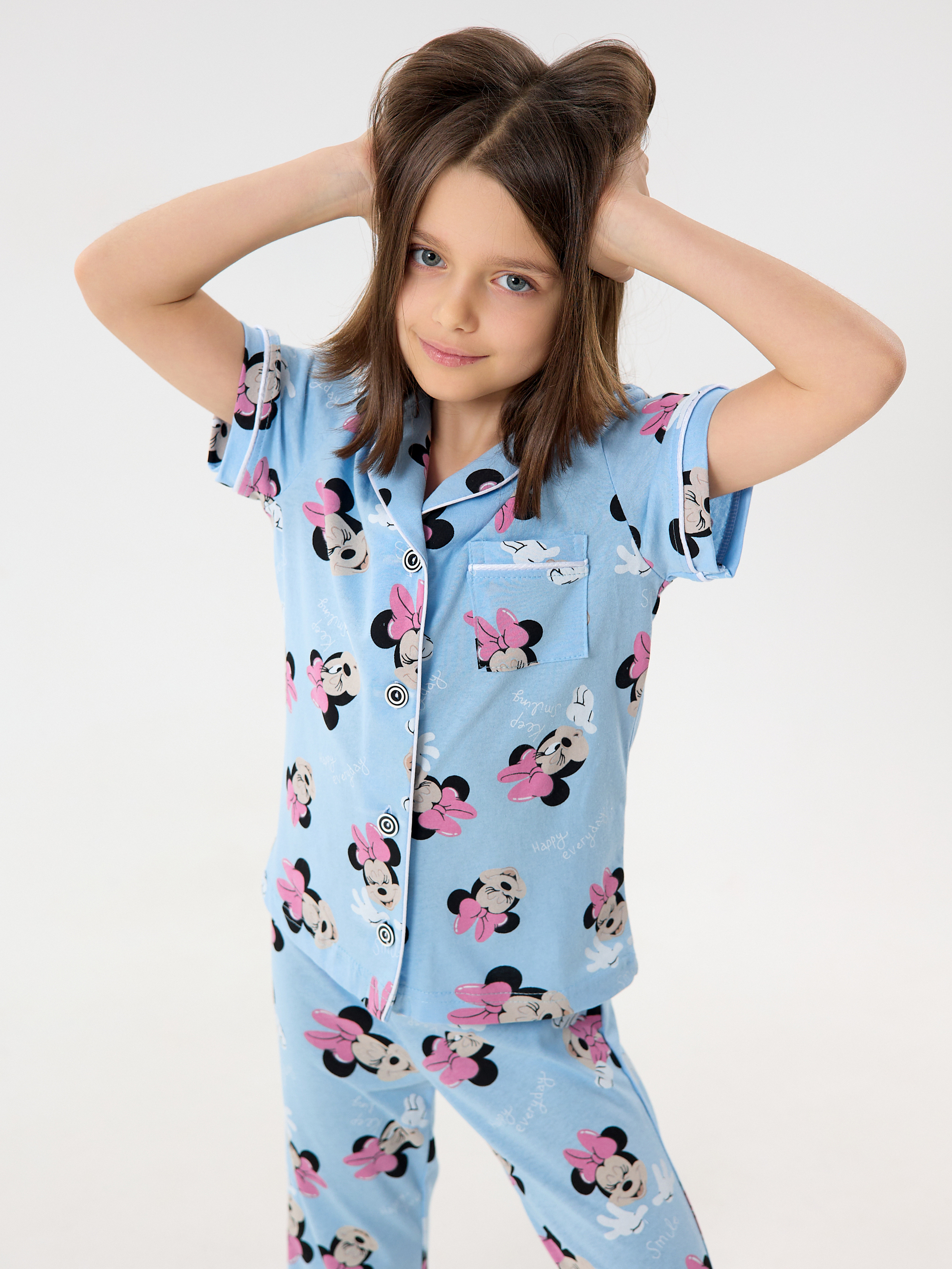 Пижама YAXX 004--Пижама микки/голубой - фото 8