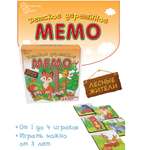 Настольная игра Нескучные игры Мемо Лесные жители 24 дет