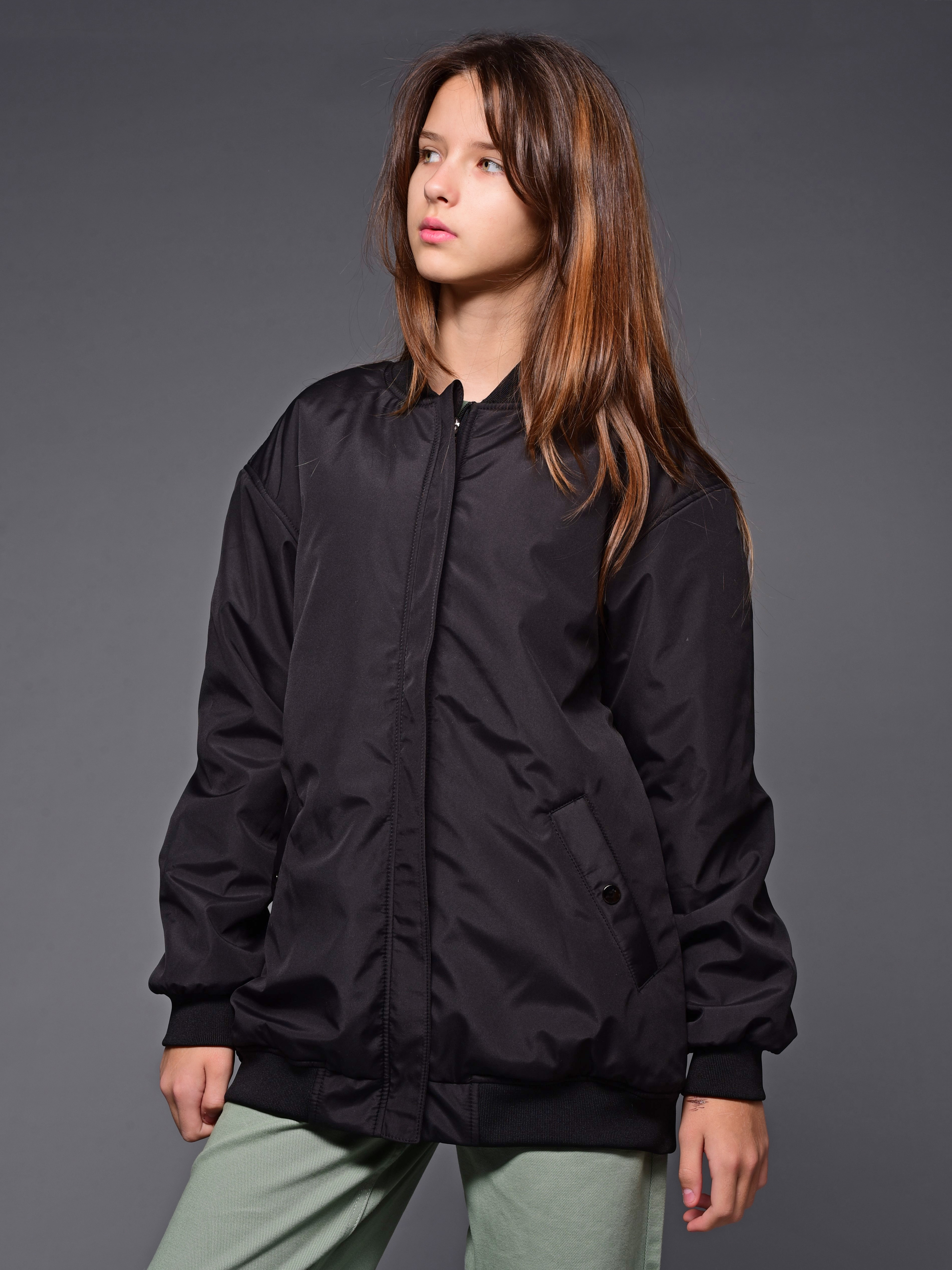 Бомбер Аврора 1043-Д/черный - фото 7