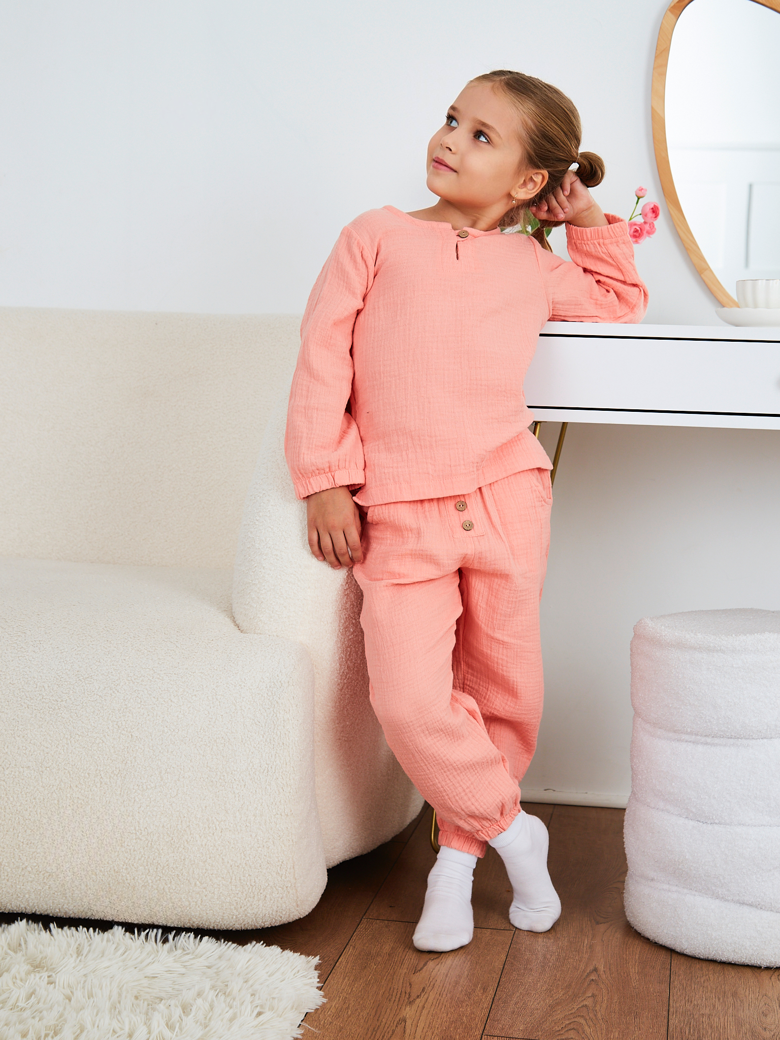 Костюм MOUN Костюм_муслин_персик - фото 17