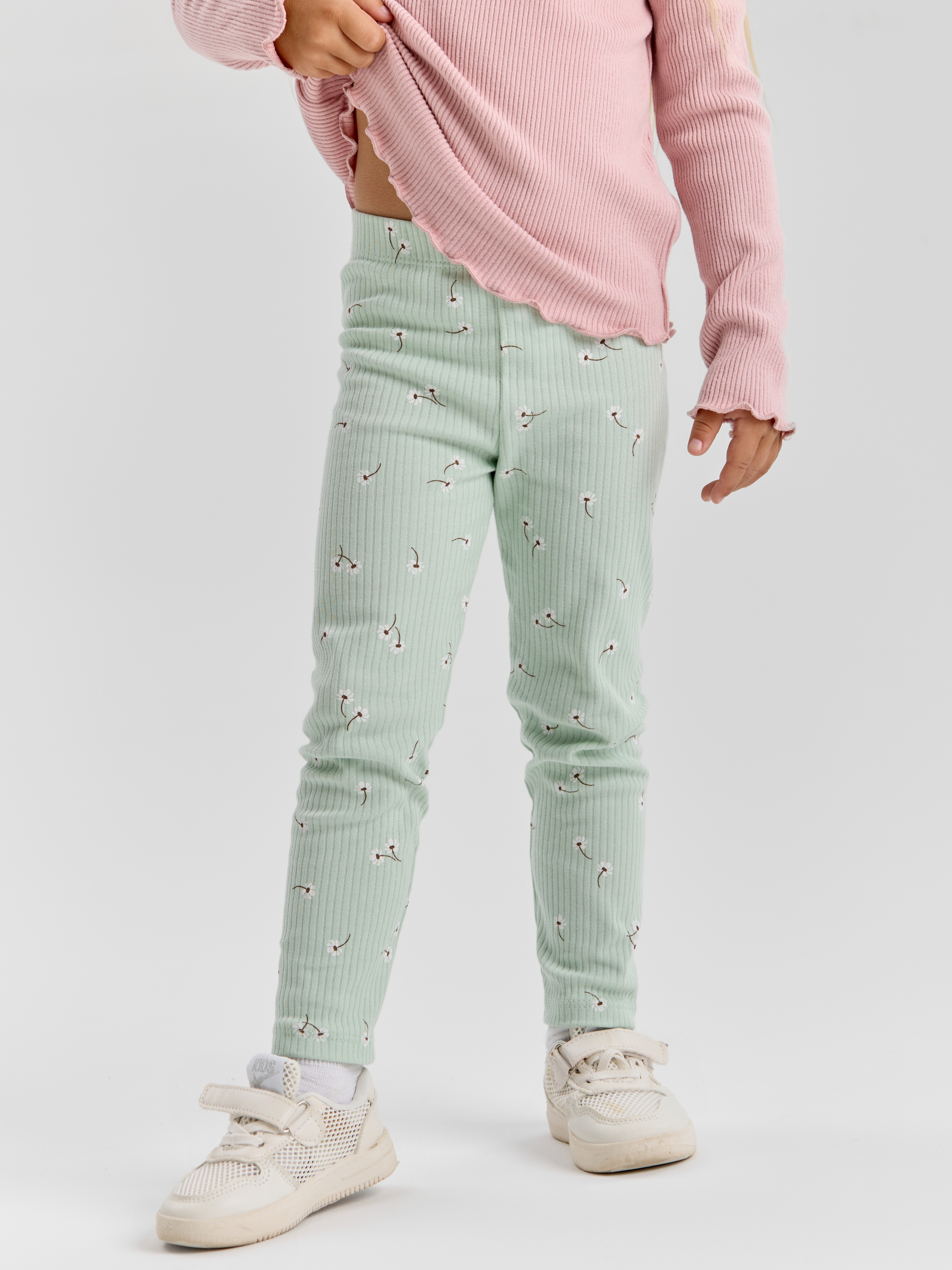 Леггинсы LEVA легинсы для девочки_кофе_нефрит - фото 10