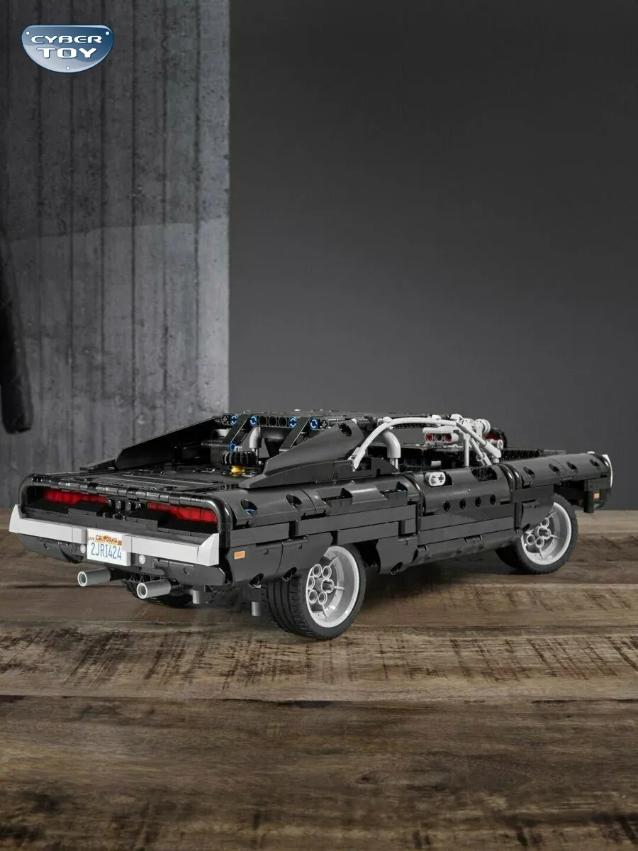 Конструктор CyberToy Машина technic Dodge 1077 дет. - фото 8