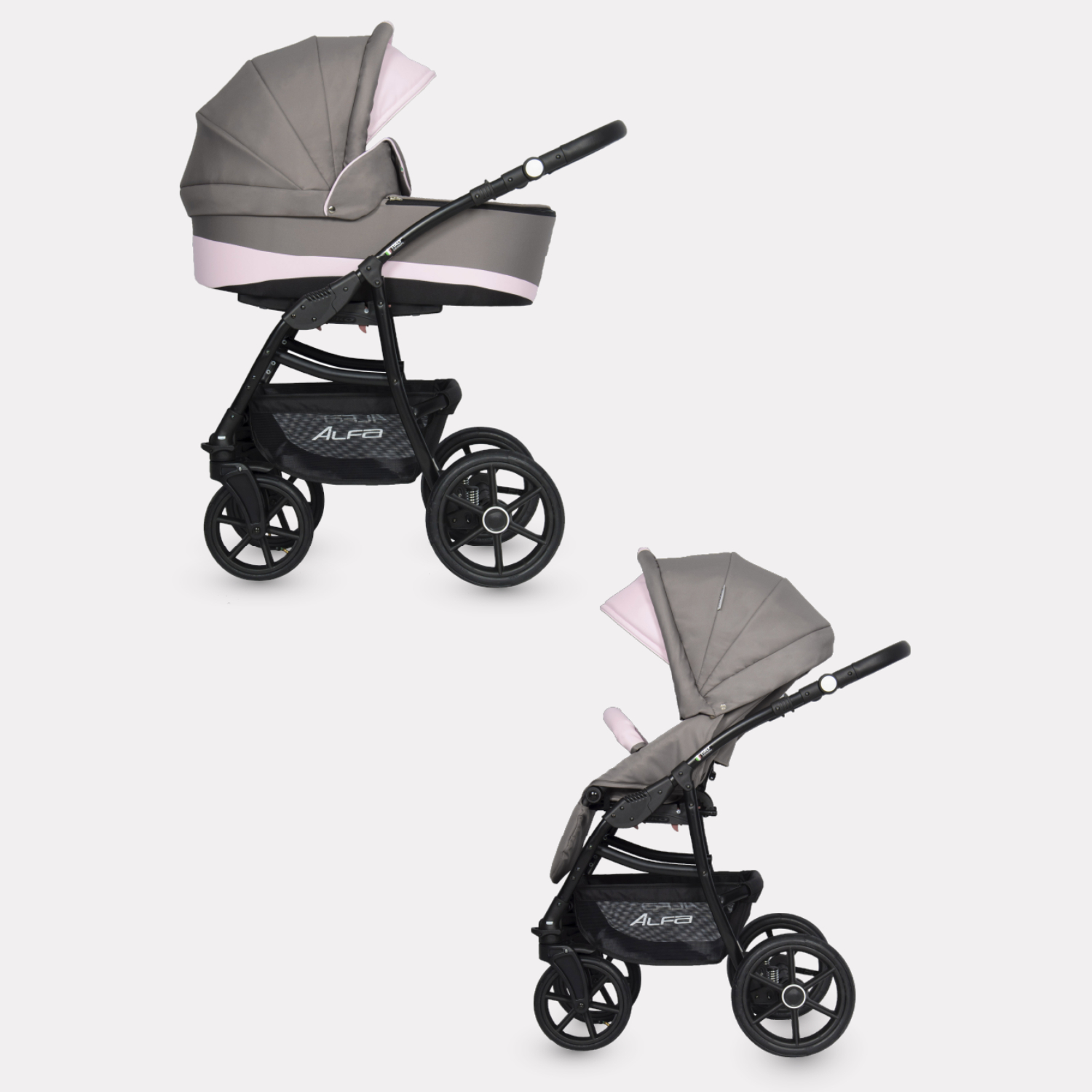 Коляска 2в1 Riko Basic ALFA Ecco - фото 1