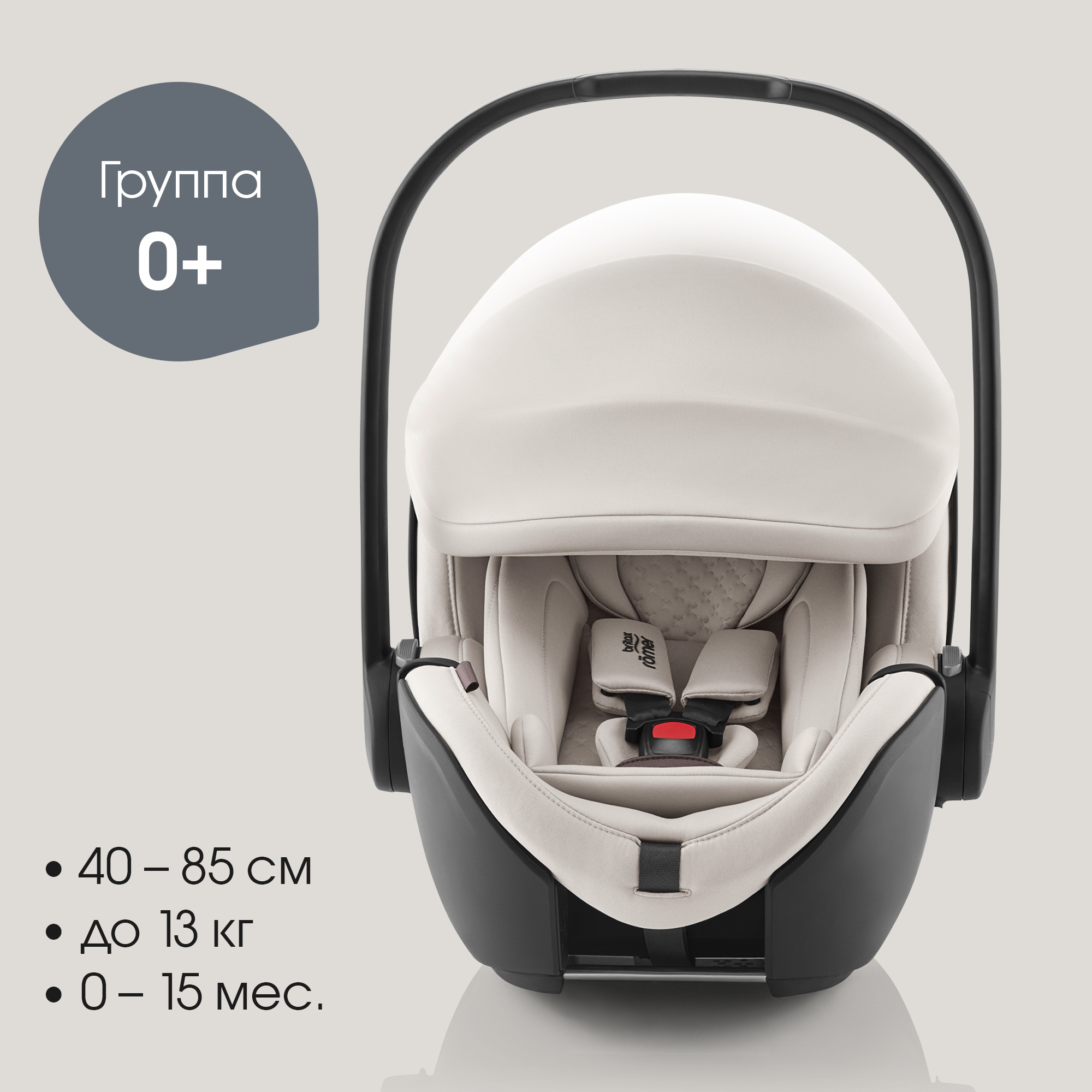 Автокресло Britax Roemer BABY-SAFE PRO LUX 0+/1 (0-18 кг) бежевый - фото 3