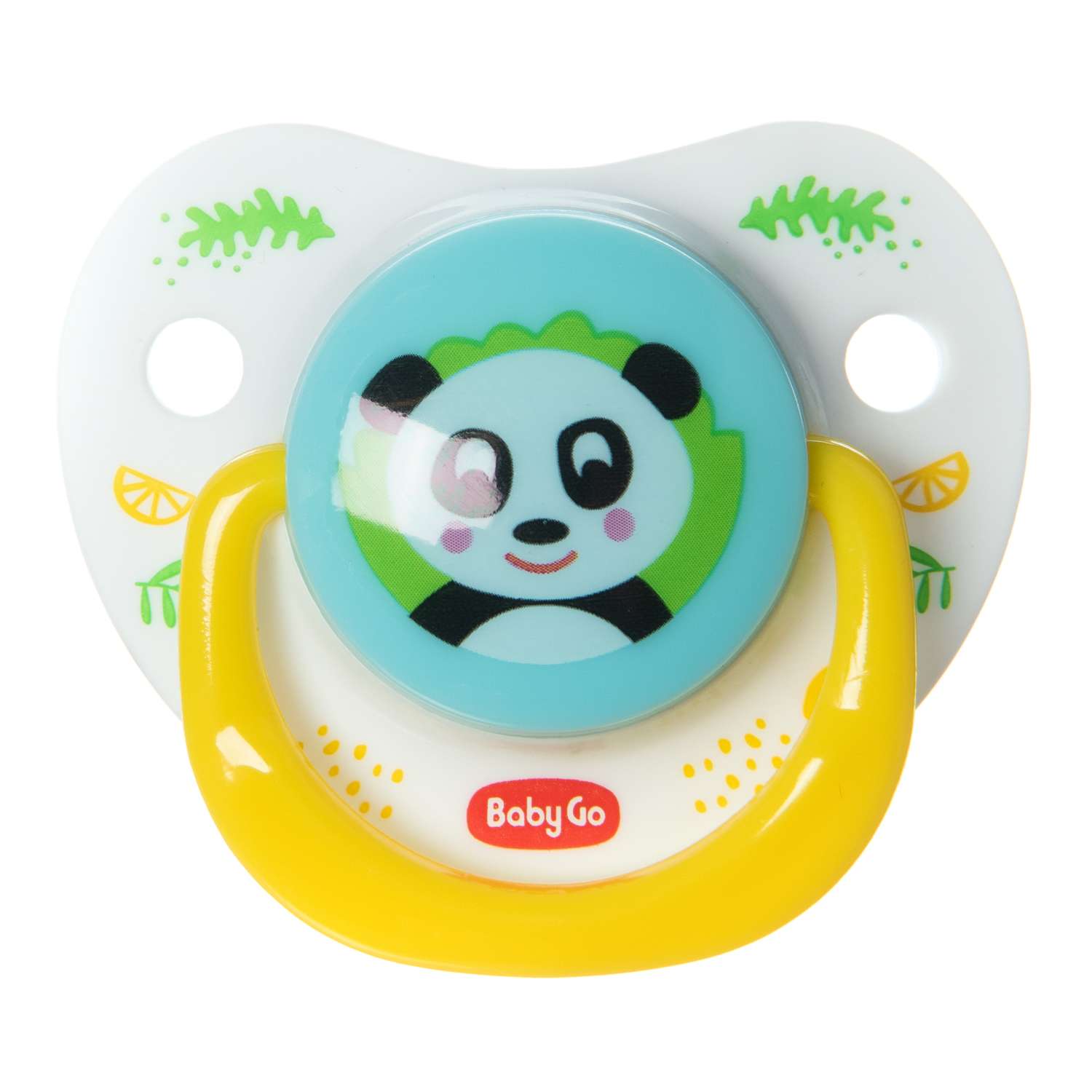 Пустышка BabyGo силикон ортодонтическая от 0 мес. 1 шт. - фото 1