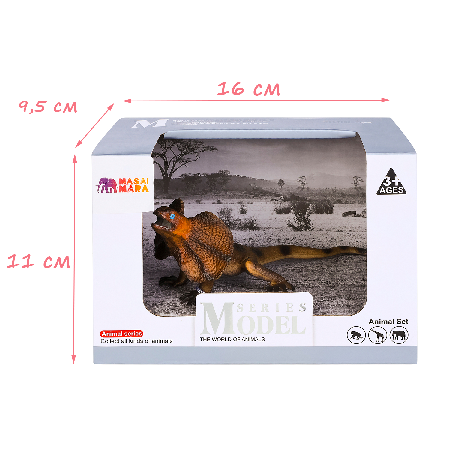 Игровой набор Masai Mara Плащеносная ящерица - фото 3