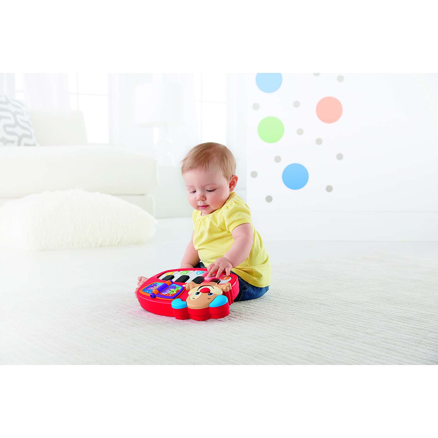 Игрушка музыкальная Fisher Price Смейся и Учись пианино - фото 6