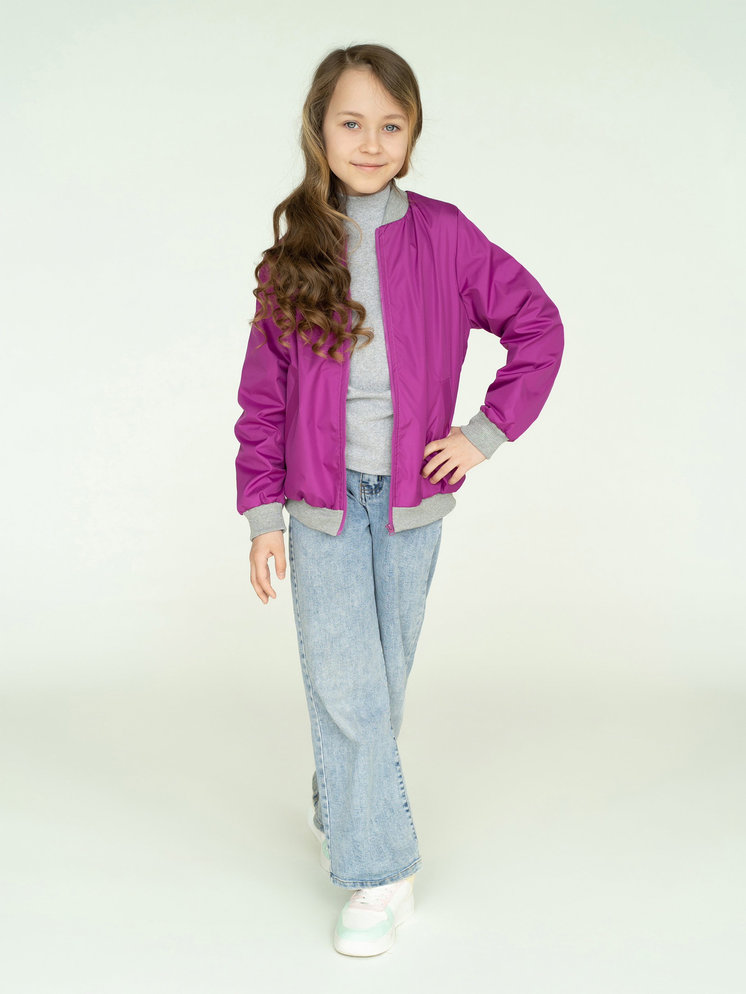Бомбер Arctic kids 20-024 фуксия - фото 11