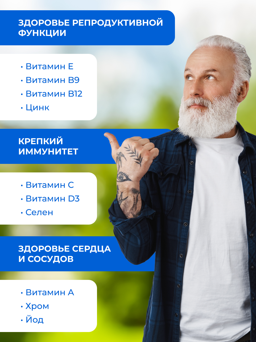 Витамины для мужчин ENBIO Men's complex - фото 7