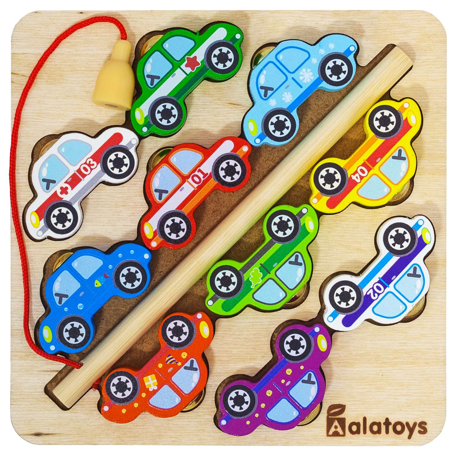 Игрушка Alatoys рыбалка Магнитная рыбалка Машинки - фото 7