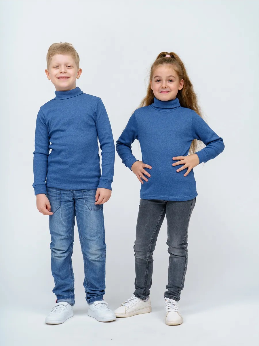 Водолазка TOTEMFOX 231КН2(2)F/индиго меланж - фото 2