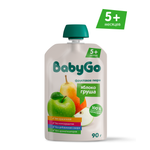 Пюре BabyGo Яблоко-груша с 5 мес 90 г