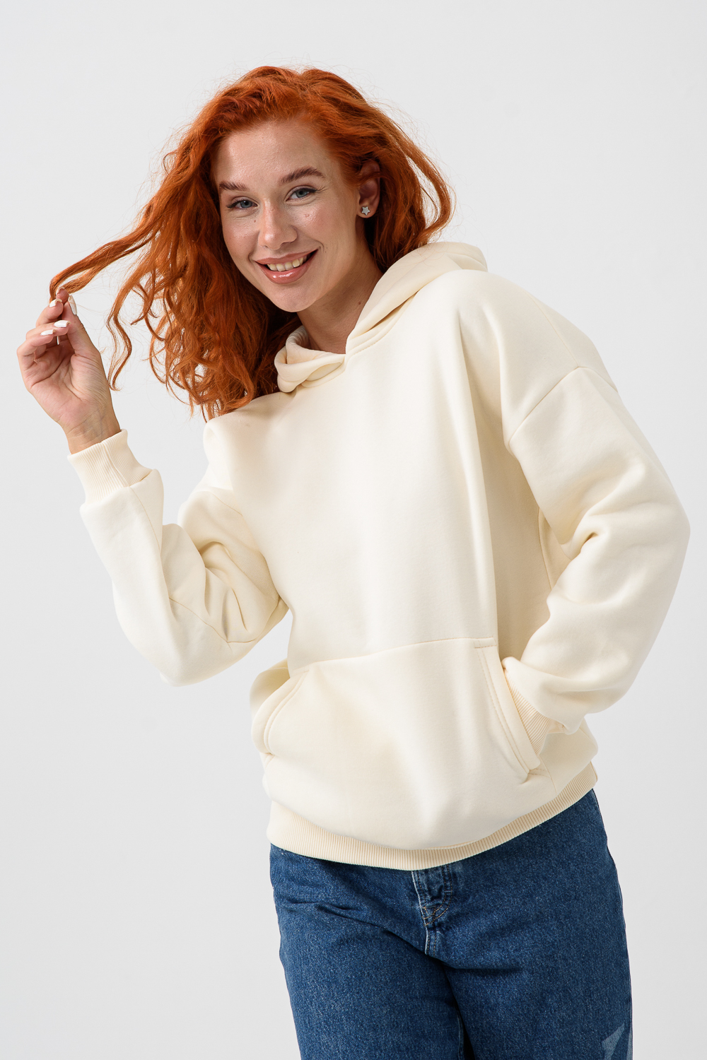 Худи Натали Суслова 14428 молочный - фото 8