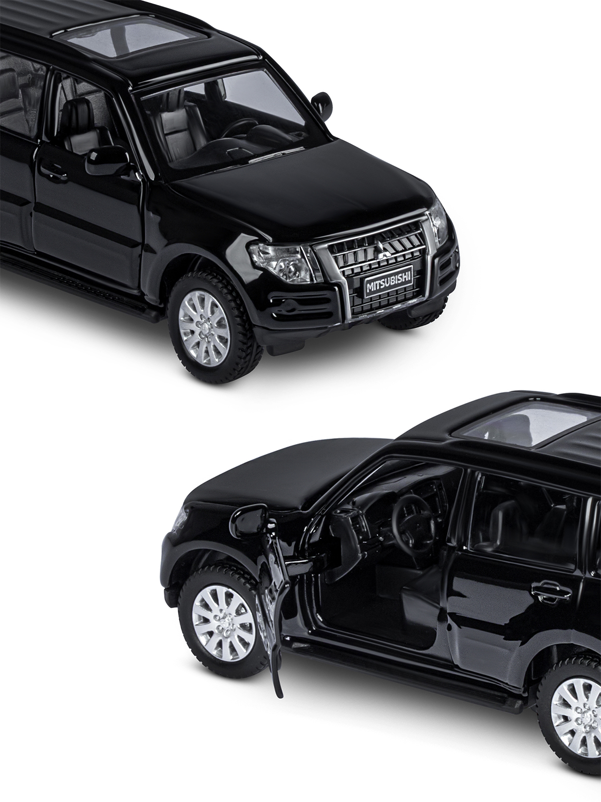 Внедорожник АВТОпанорама Mitsubishi Pajero 4WD Turbo 1:43 JB1251429 - фото 8
