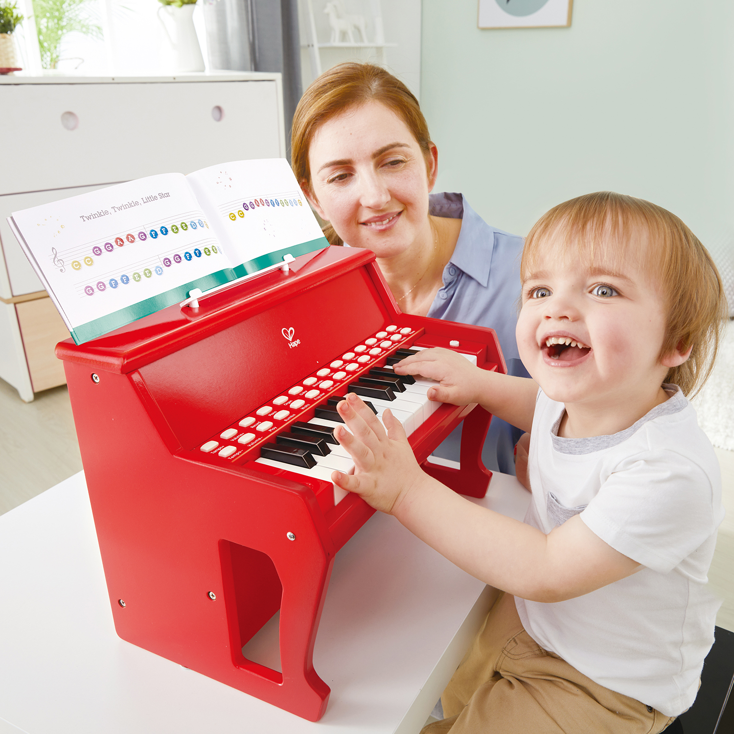 Игрушка музыкальная Hape Пианино для малышей пианино - фото 11