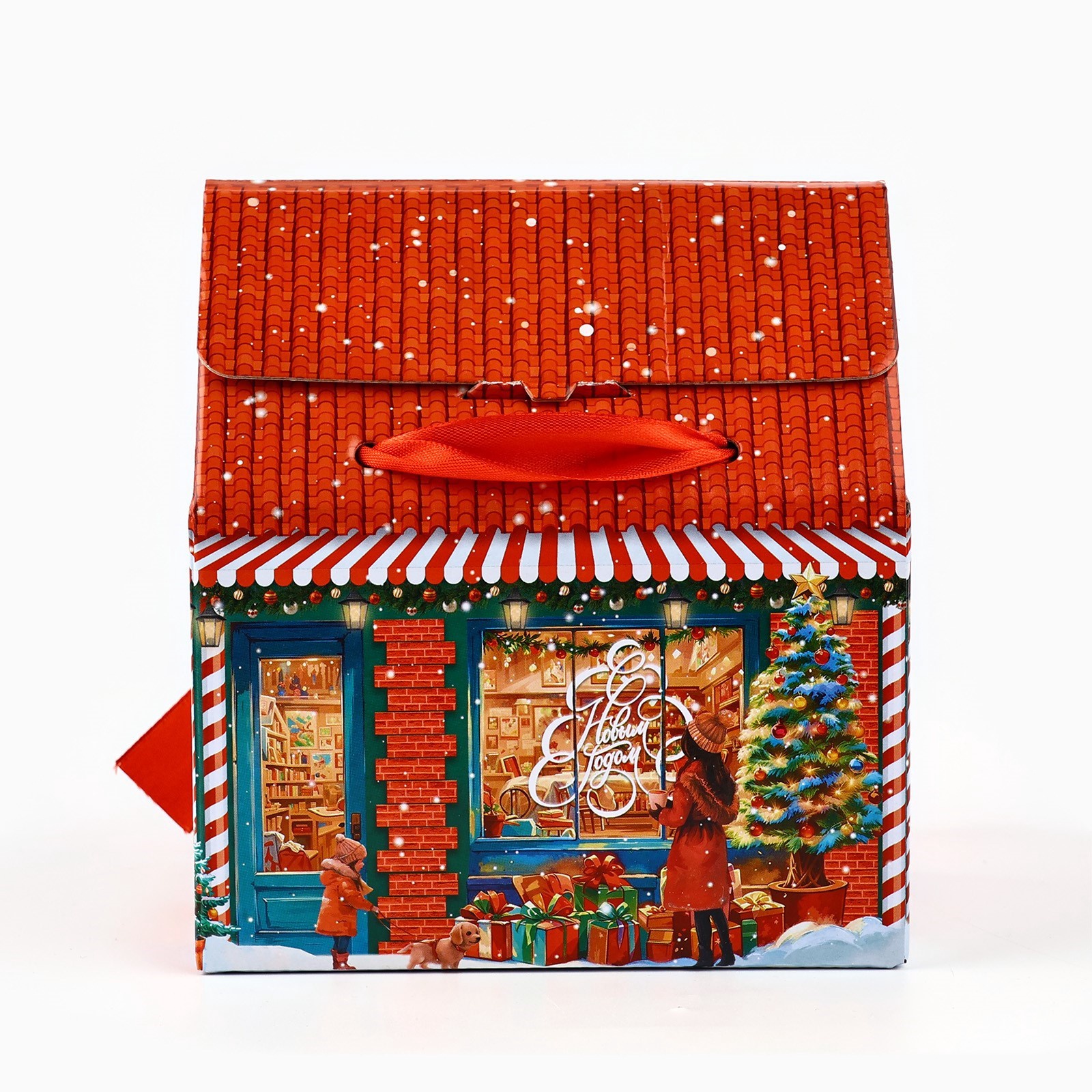 Коробка складная Дарите Счастье "С Новым годом!", 15 х 18 х 10 см - фото 4